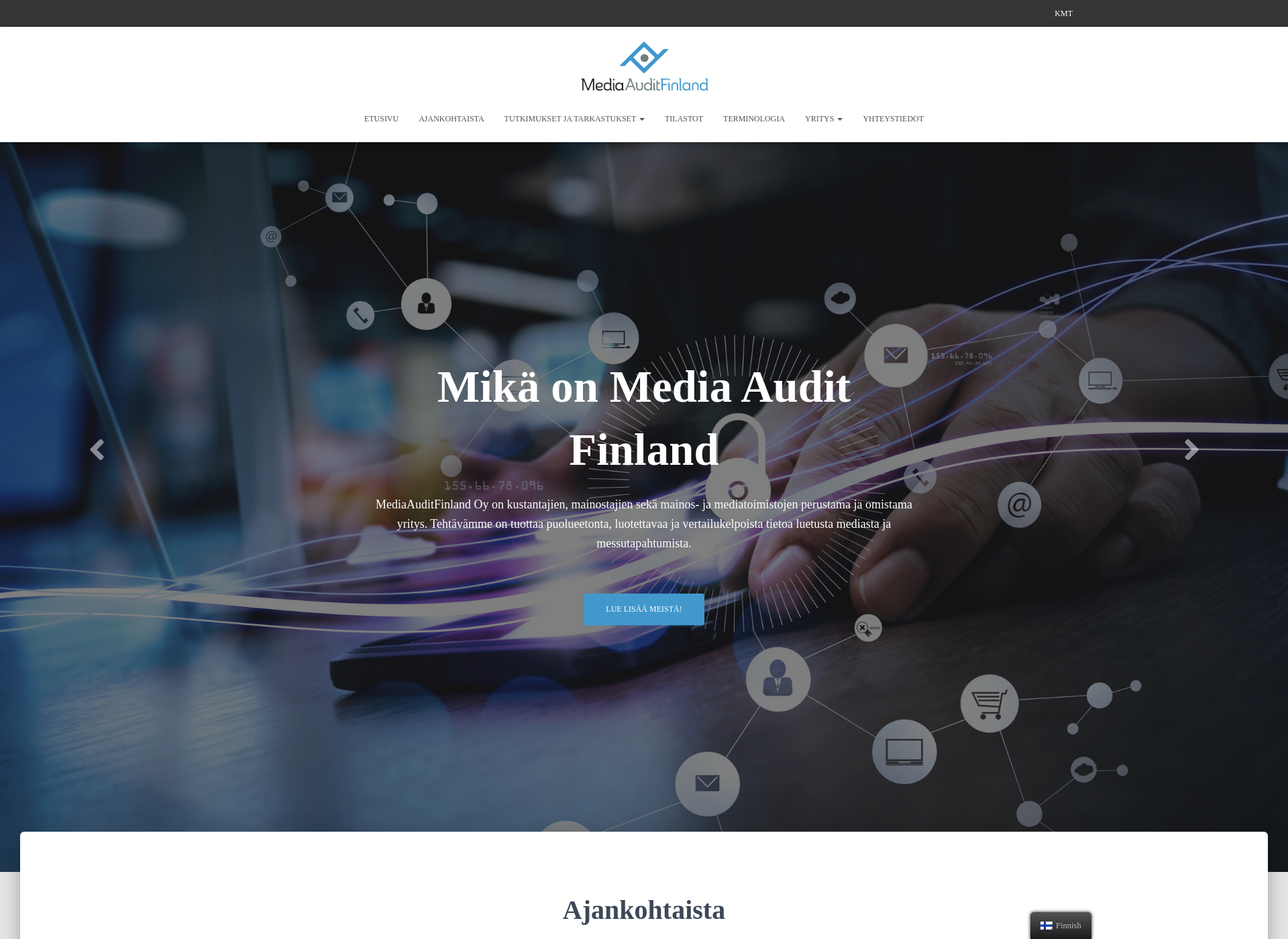 Screenshot for mediaauditfinland.fi