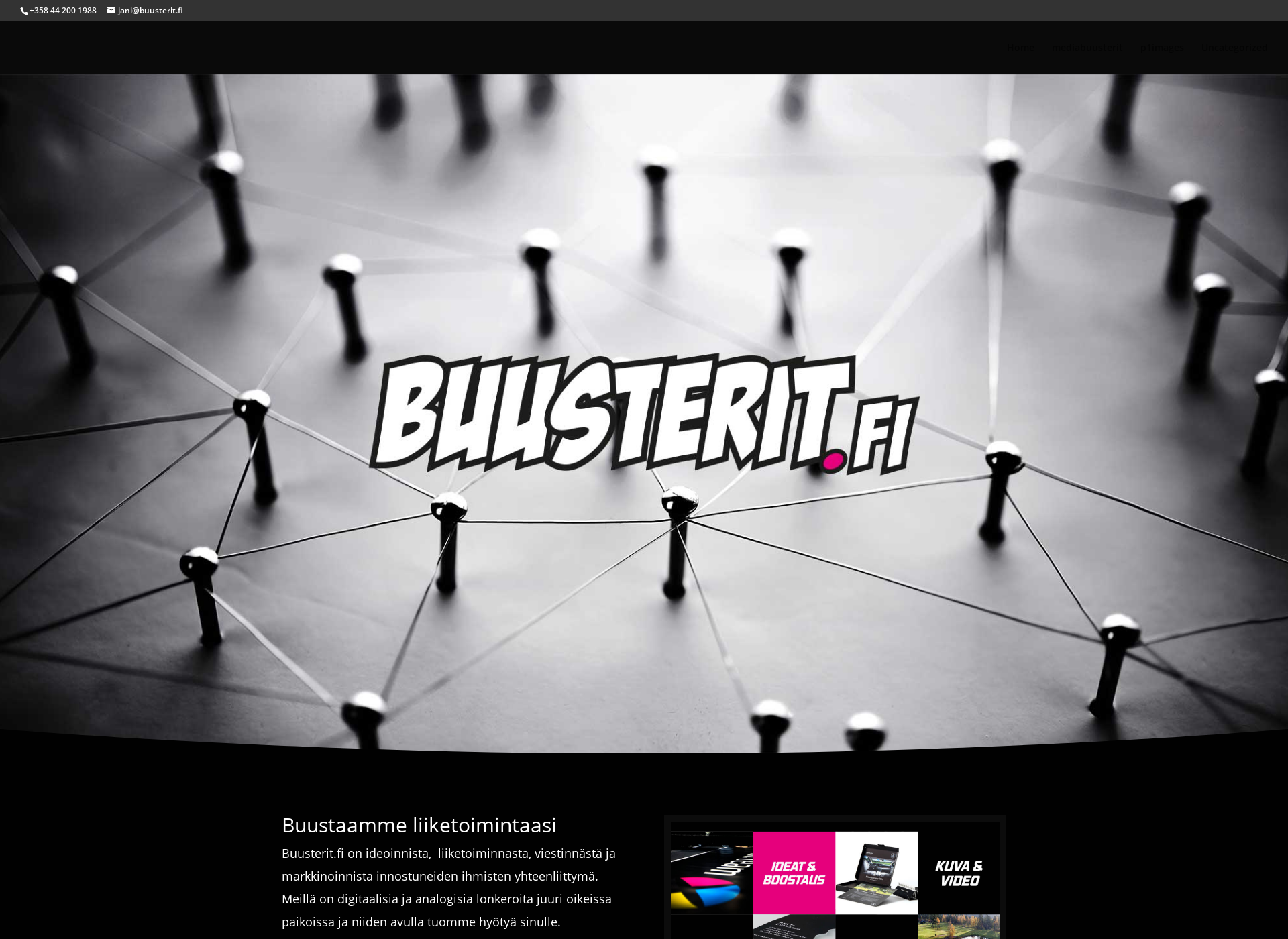 Skärmdump för mediabuusterit.fi