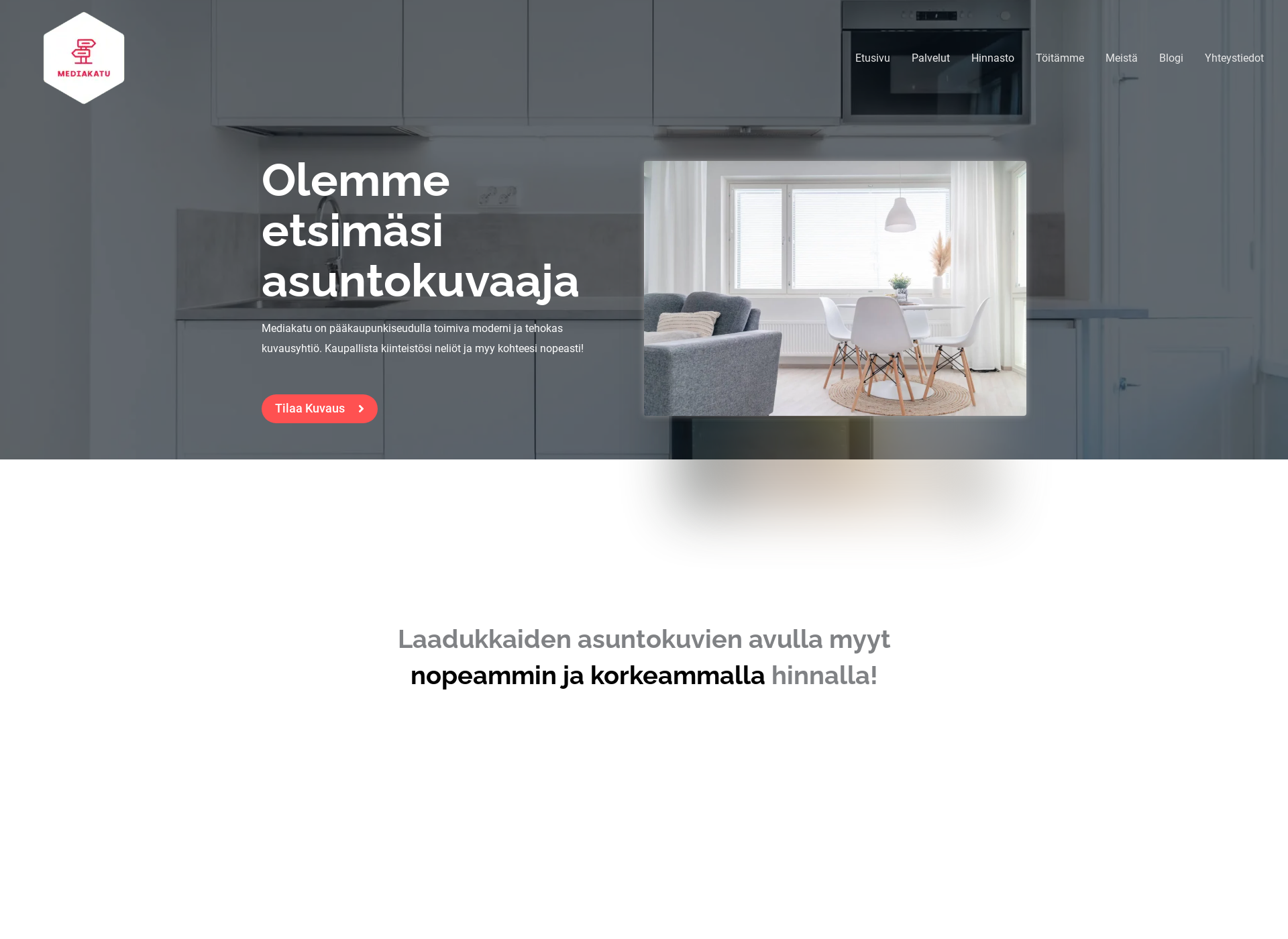 Skärmdump för mediakatu.fi