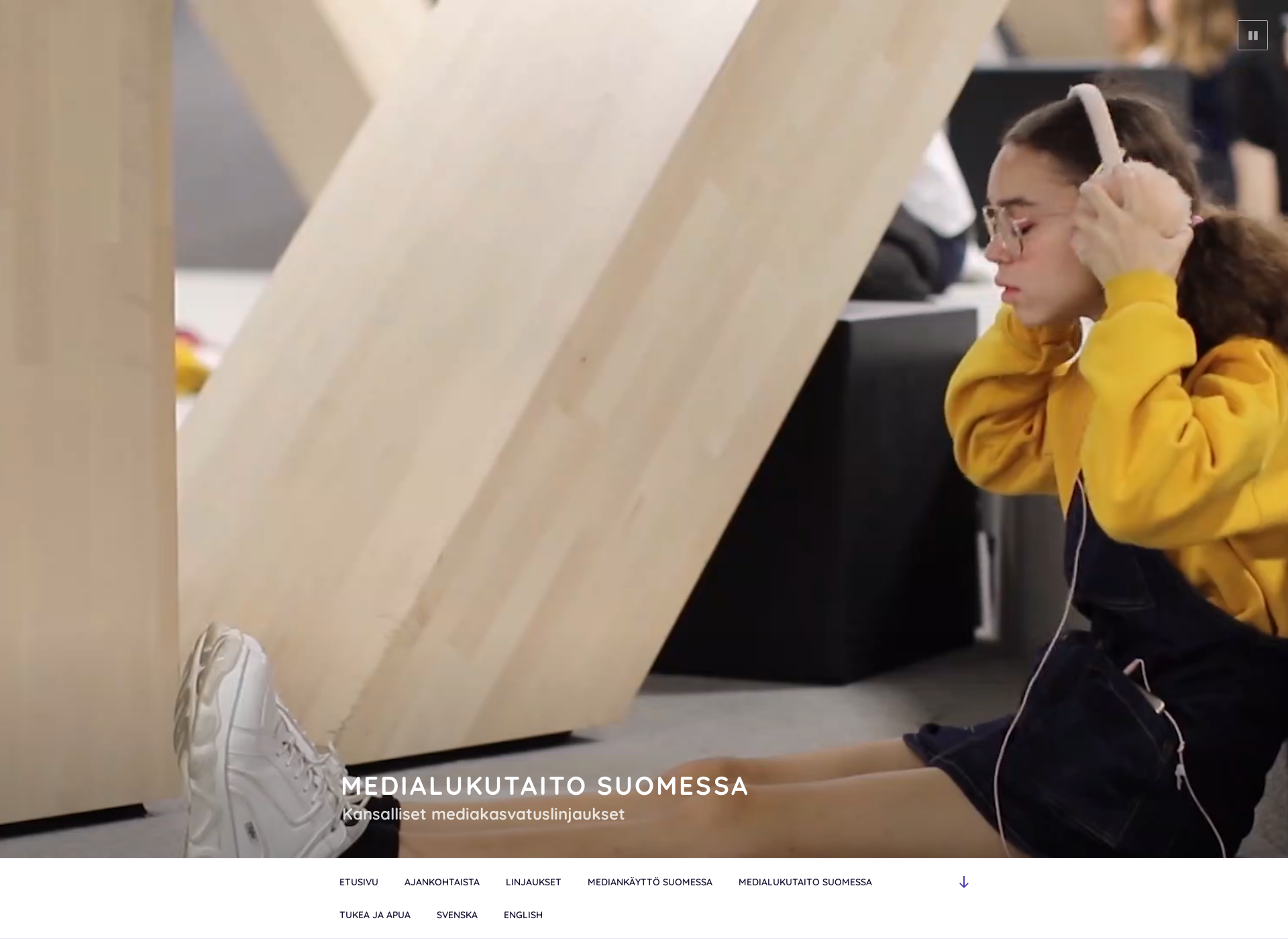 Screenshot for medialukutaitosuomessa.fi