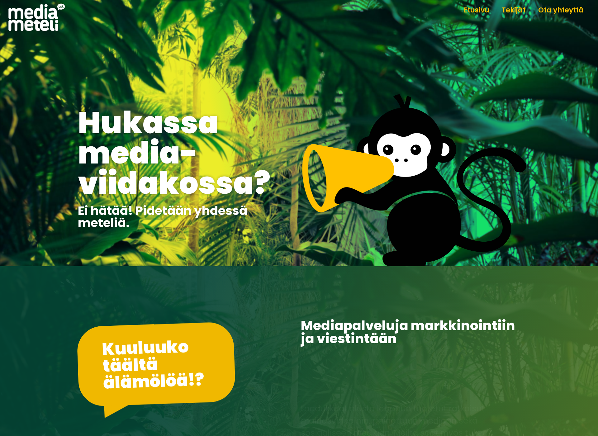 Screenshot for mediameteli.fi
