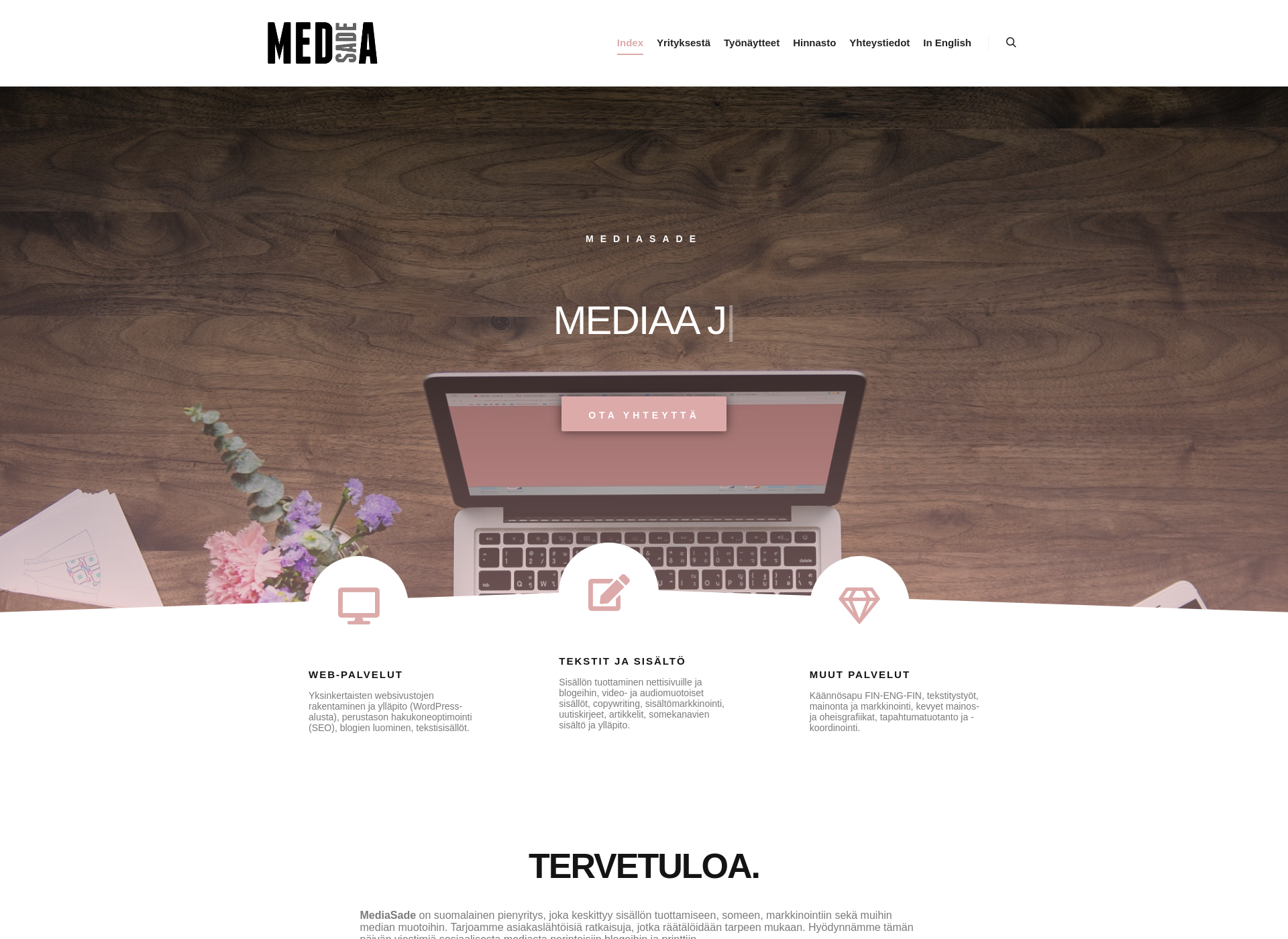 Screenshot for mediasade.fi