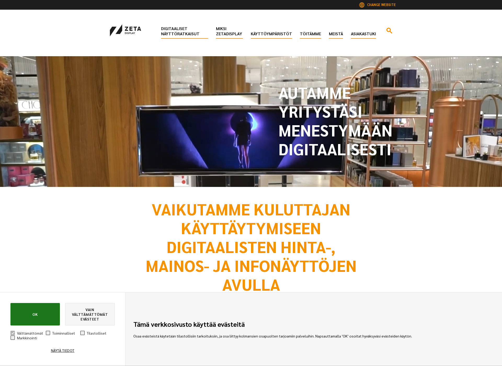 Skärmdump för mediawall.fi