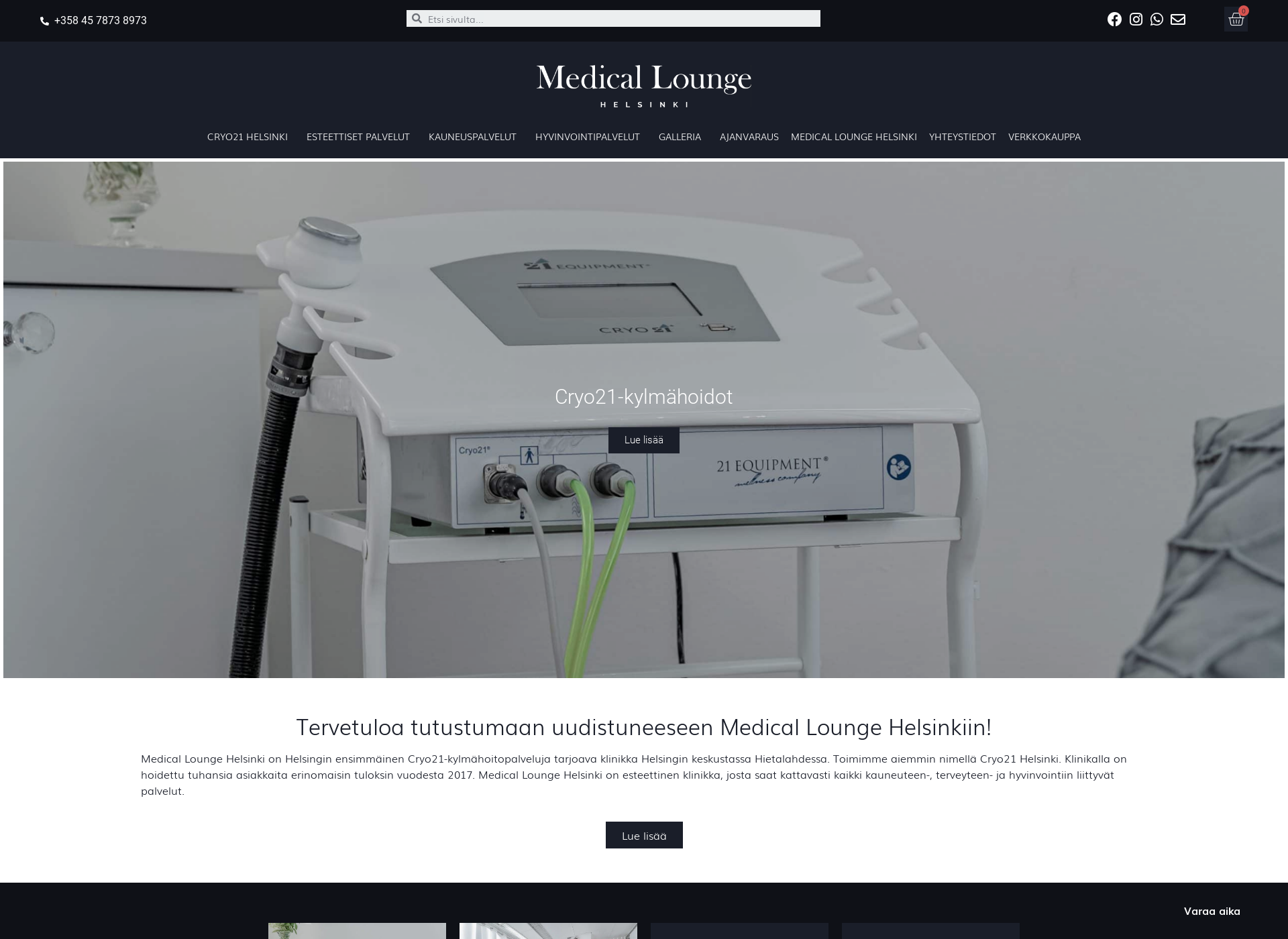 Screenshot for medicallounge.fi