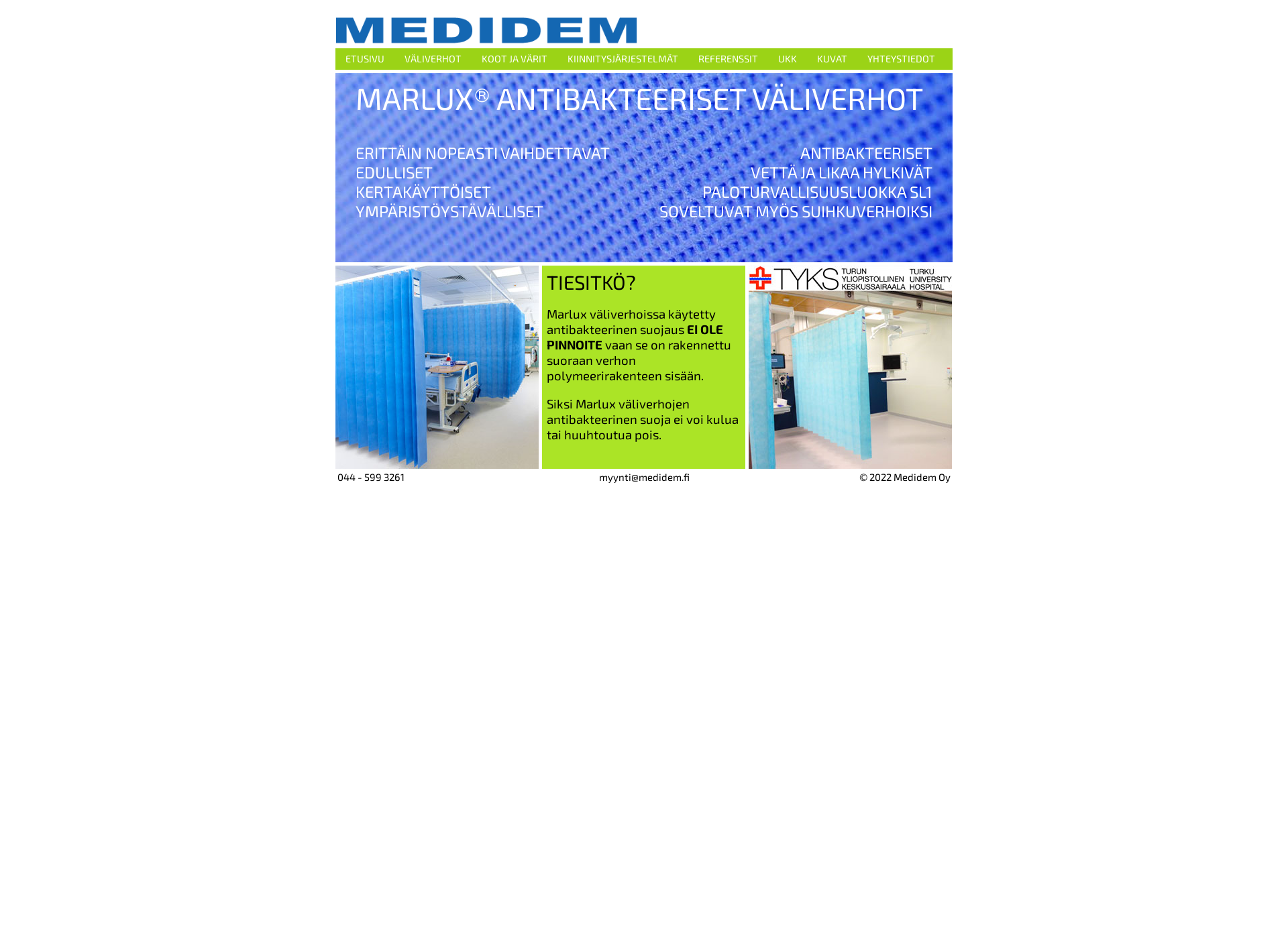 Screenshot for medidem.fi