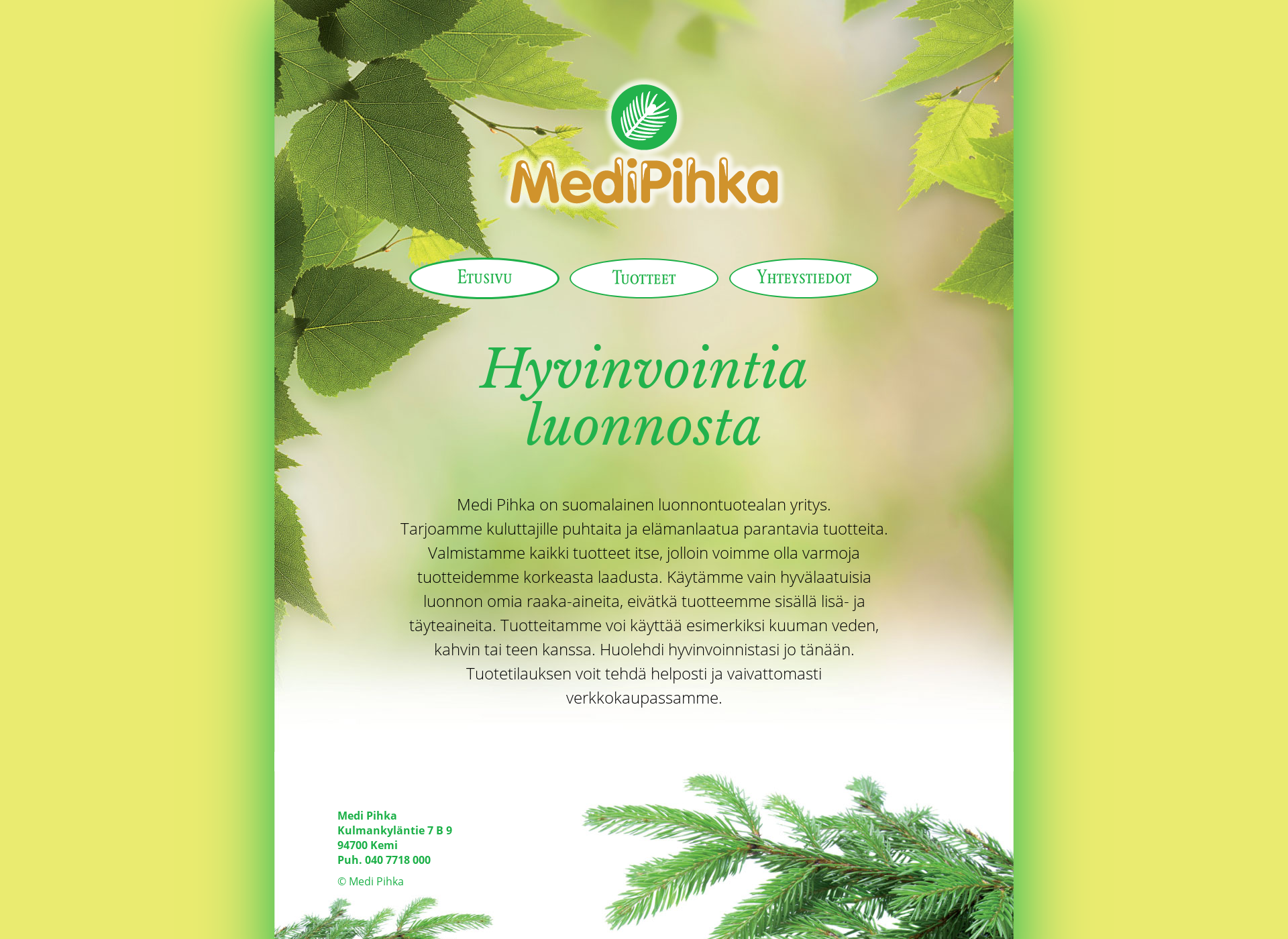 Screenshot for medipihka.fi