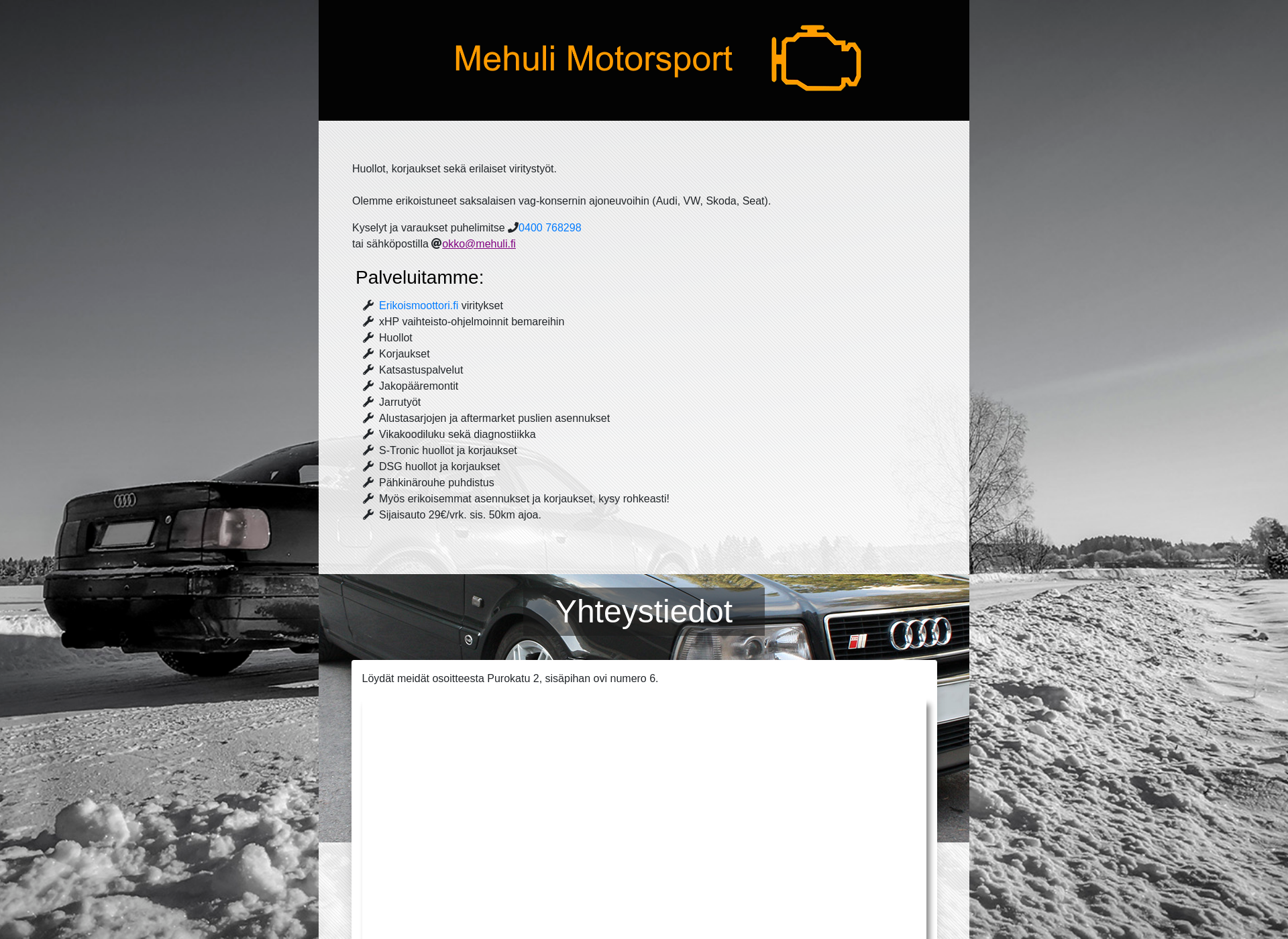 Screenshot for mehuli.fi