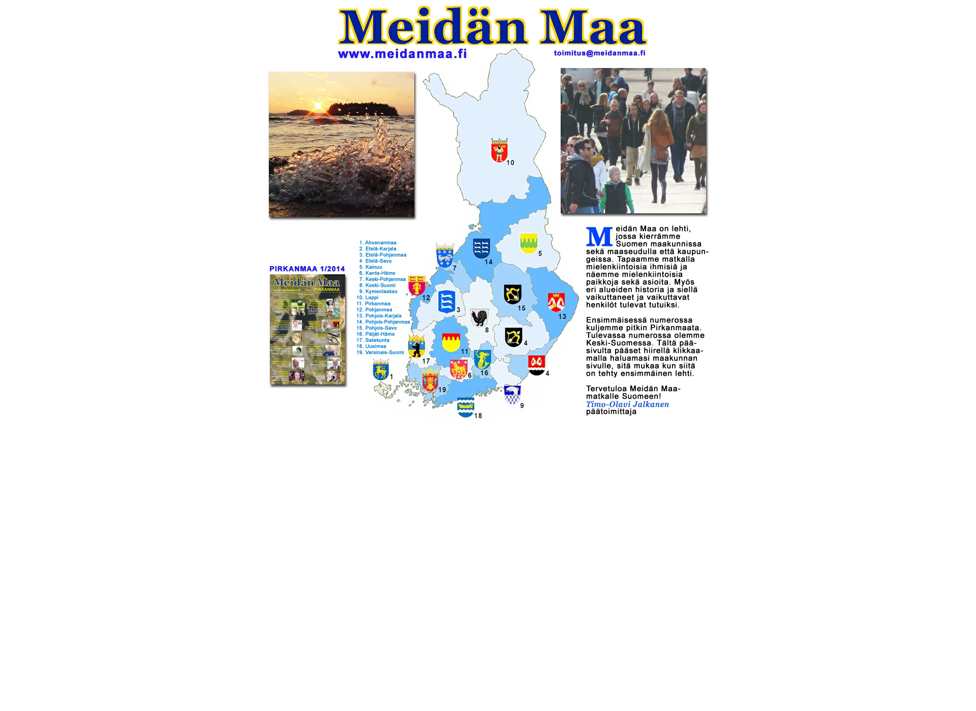 Screenshot for meidanmaa.fi