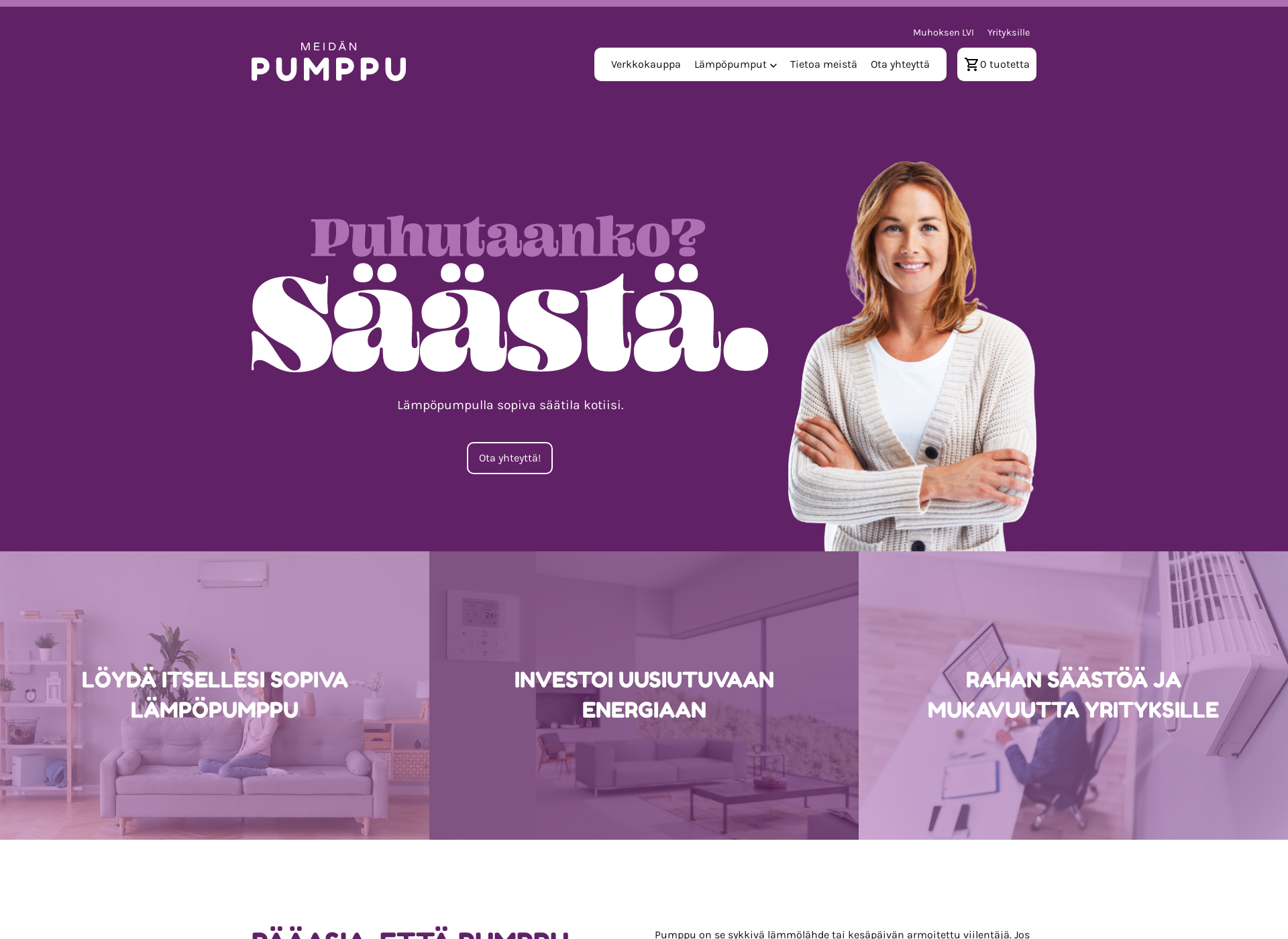 Screenshot for meidänpumppu.fi