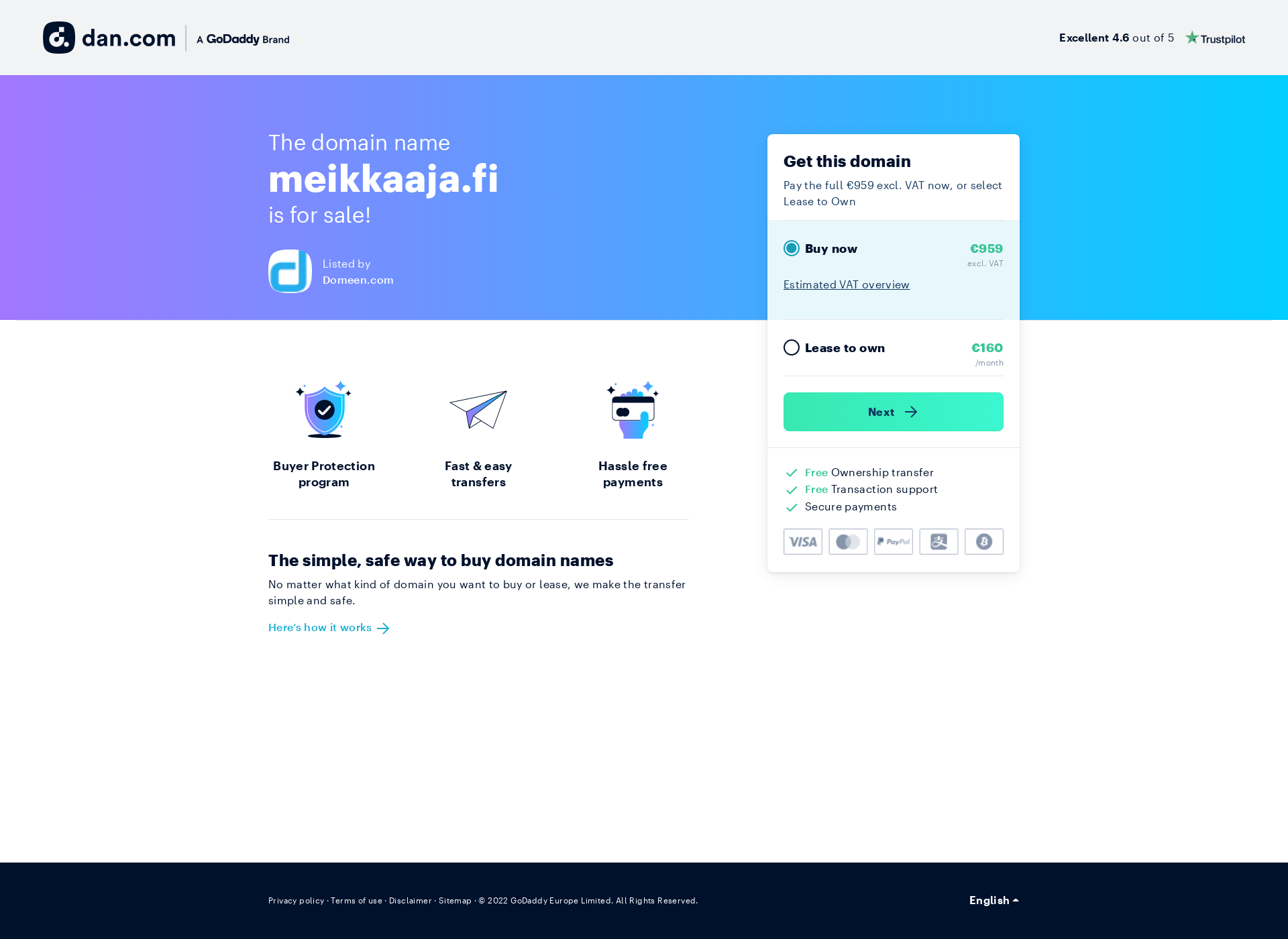 Screenshot for meikkaaja.fi