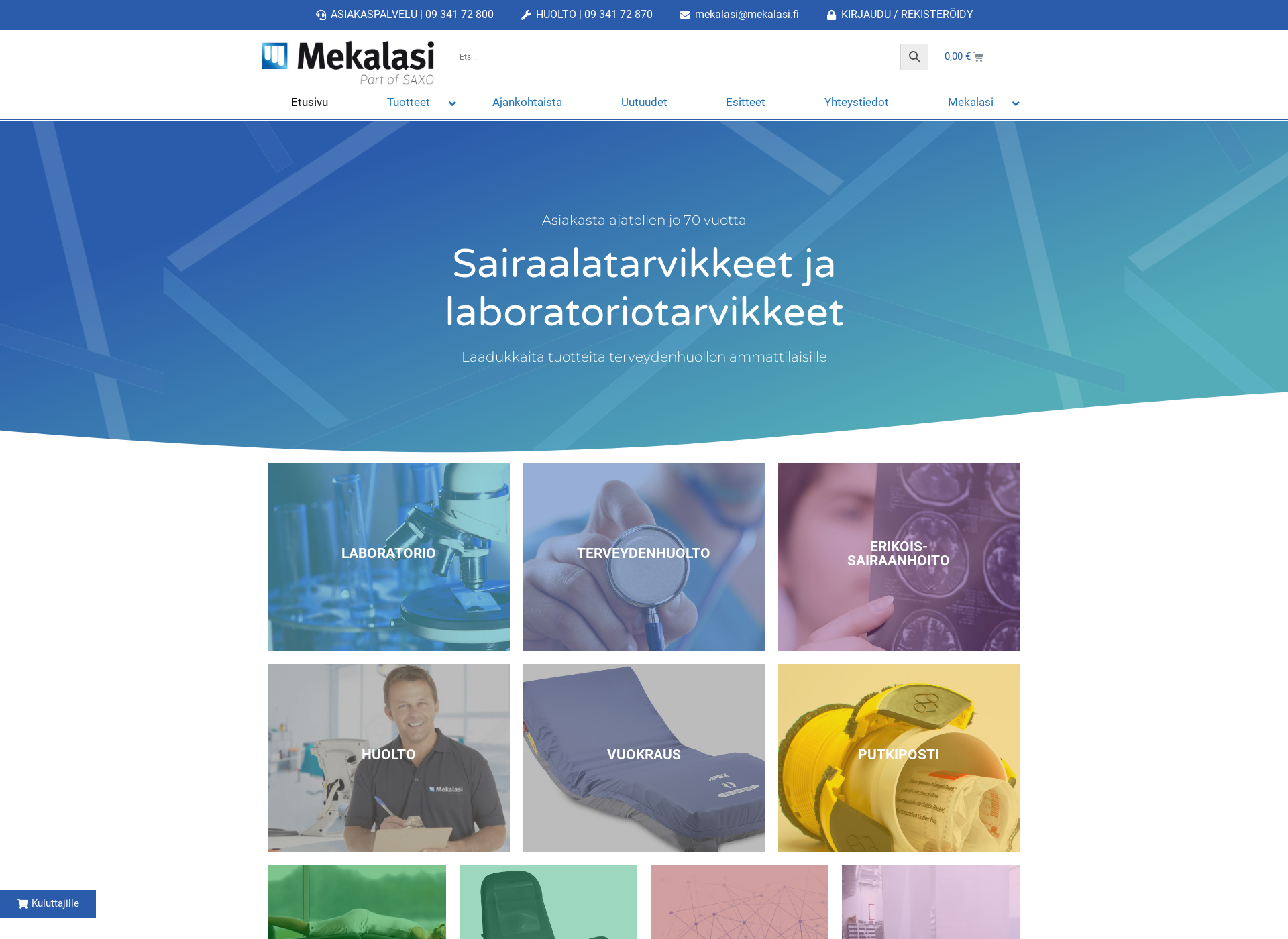 Screenshot for mekalasi.fi