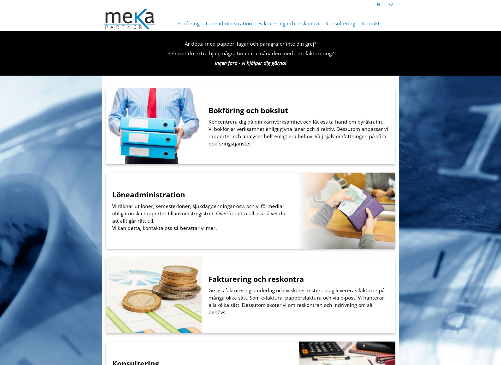 Screenshot for mekapartner.fi
