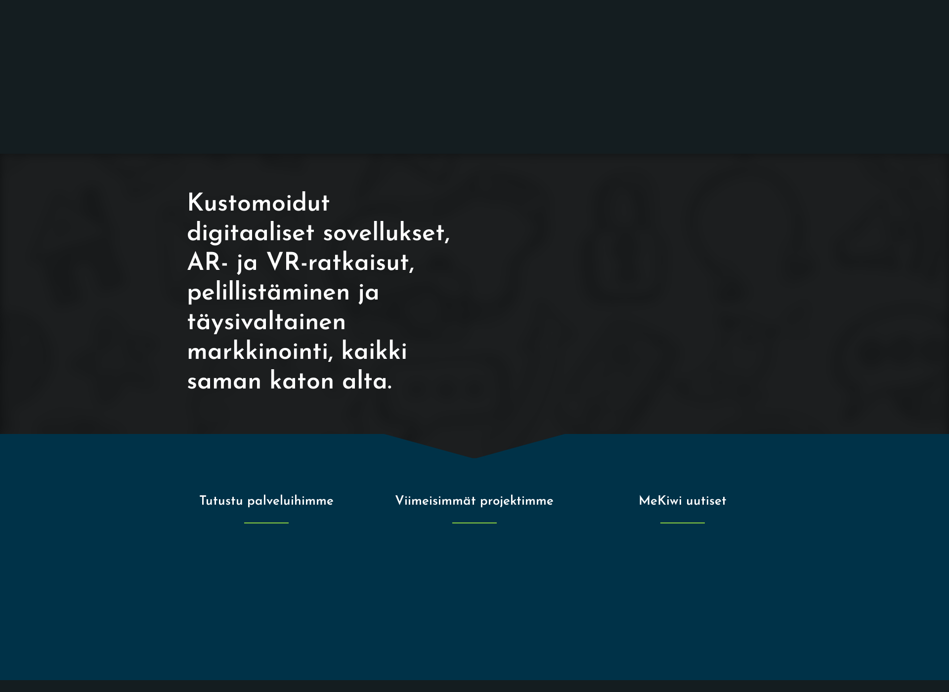 Skärmdump för mekiwi.fi