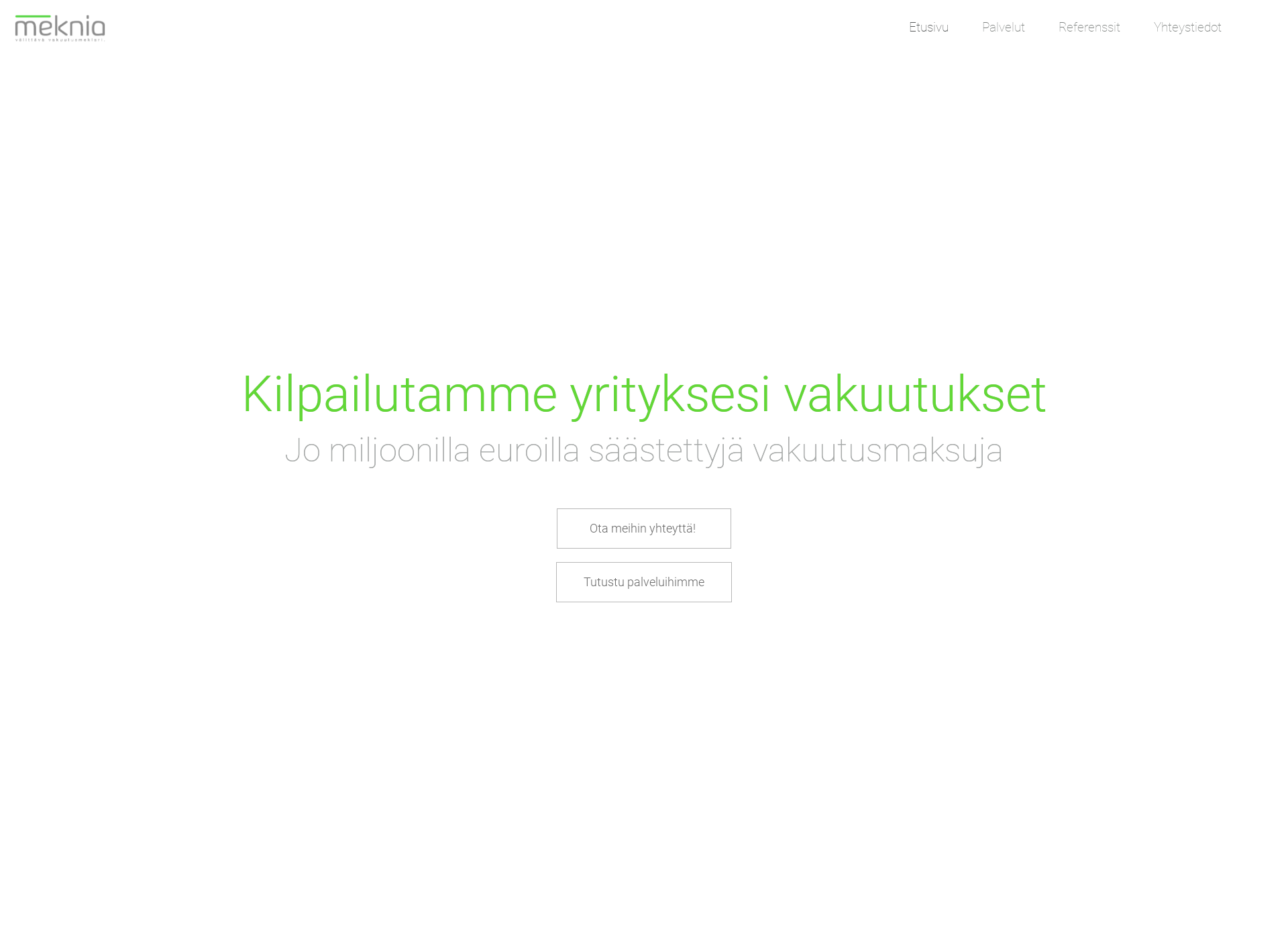 Screenshot for meknia.fi