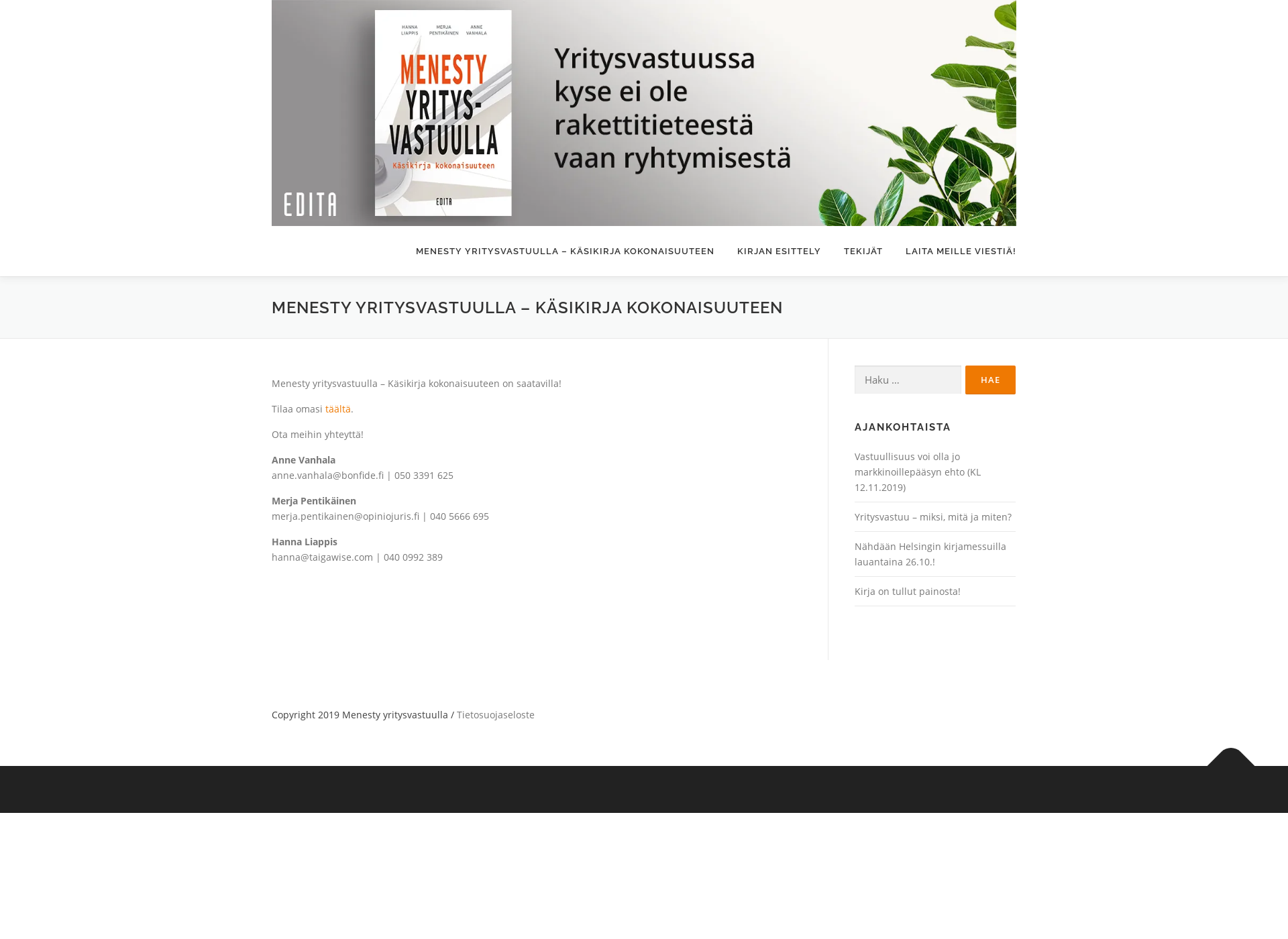 Screenshot for menestyyritysvastuulla.fi