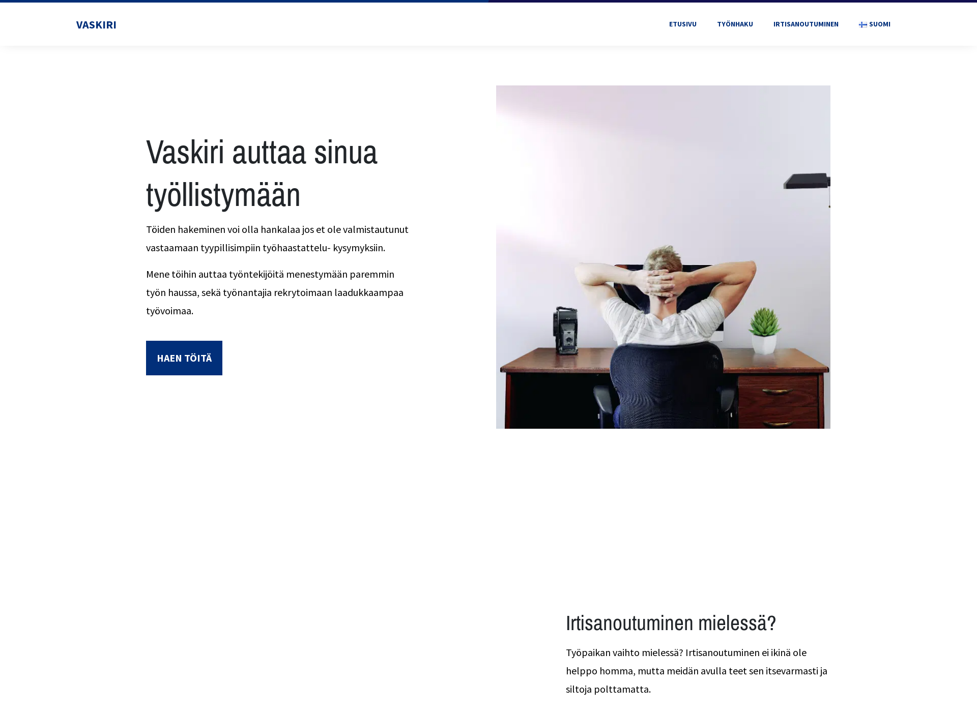 Skärmdump för menetoihin.fi