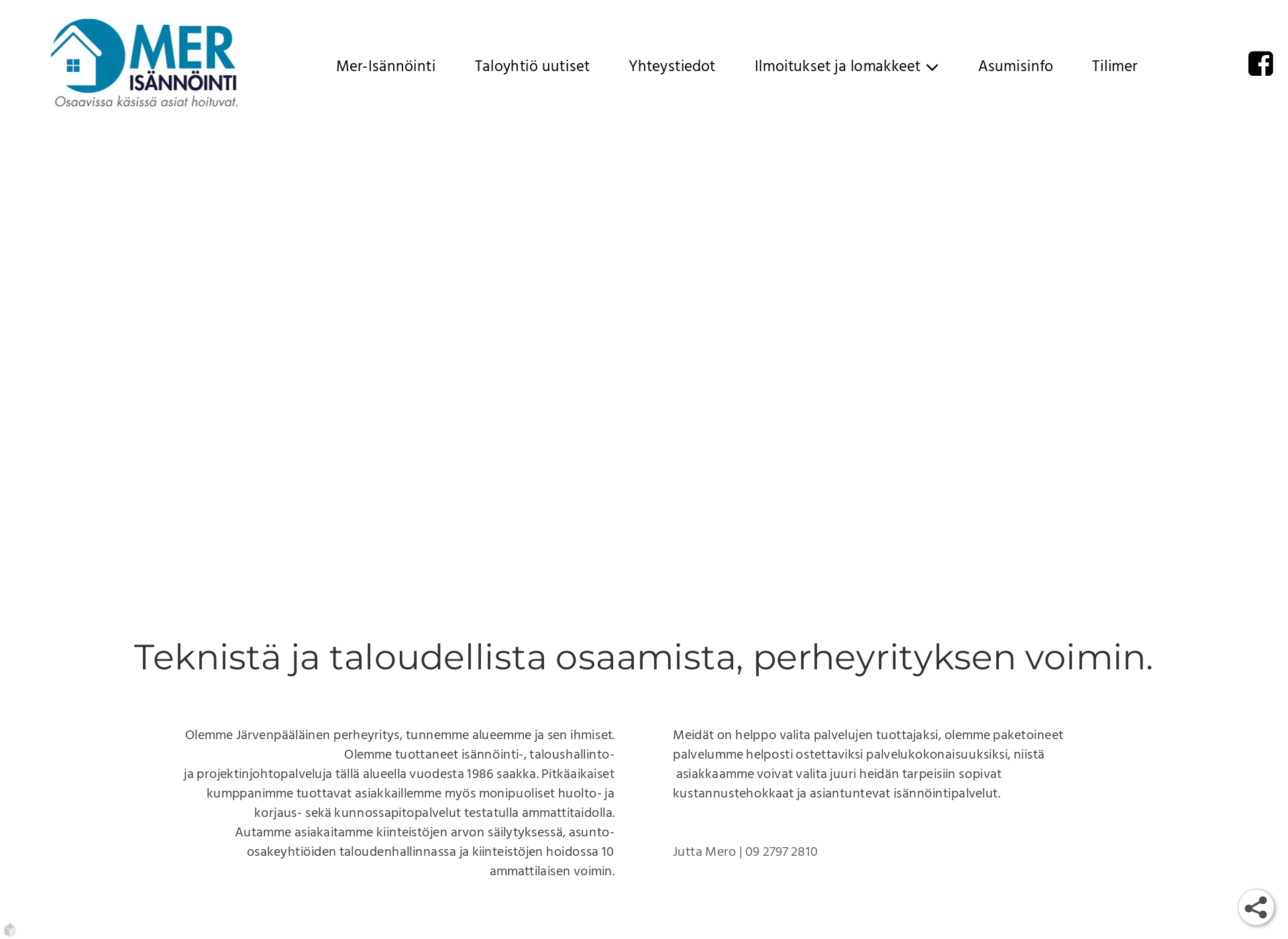 Screenshot for mer-isannointi.fi