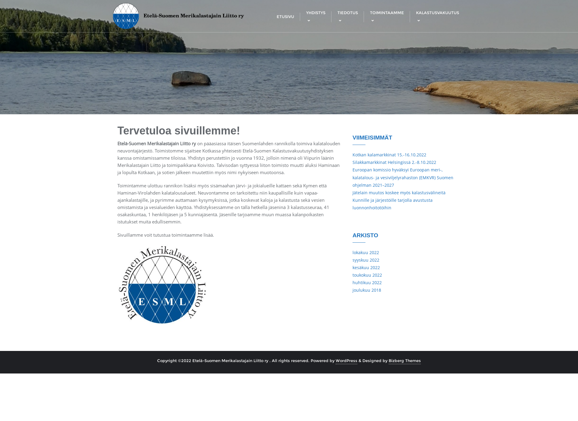 Screenshot for merikala.fi