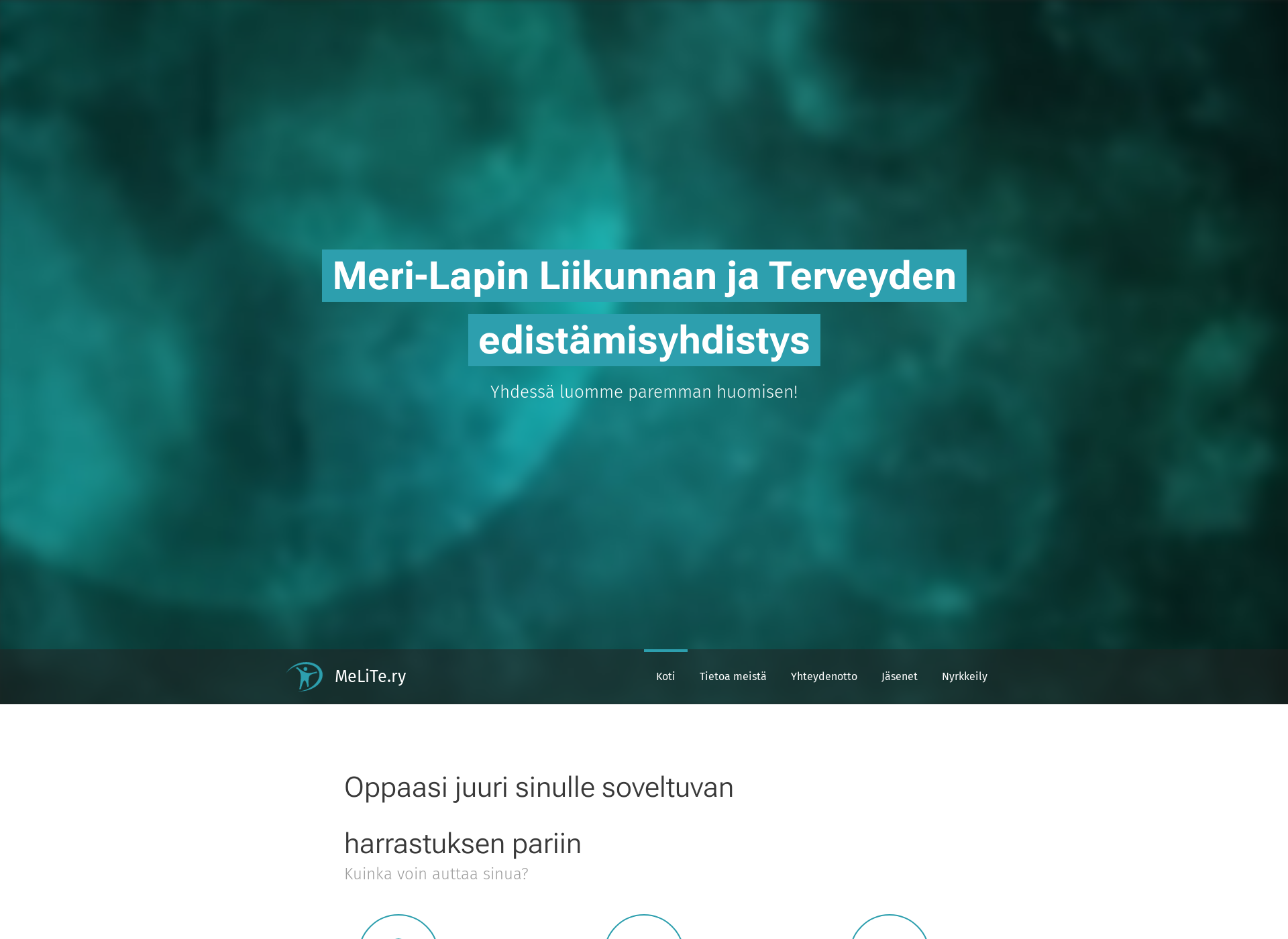 Screenshot for merilapinliikunta.fi