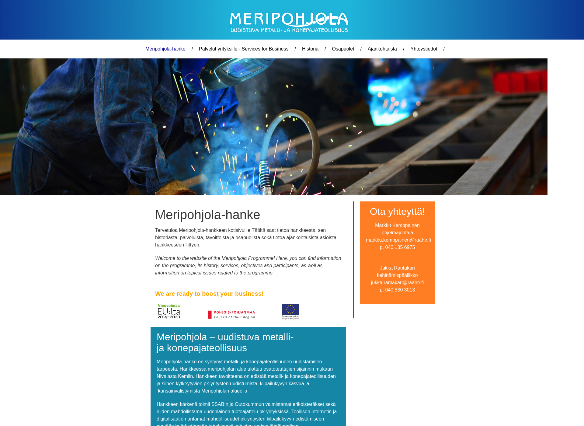 Screenshot for meripohjola.fi