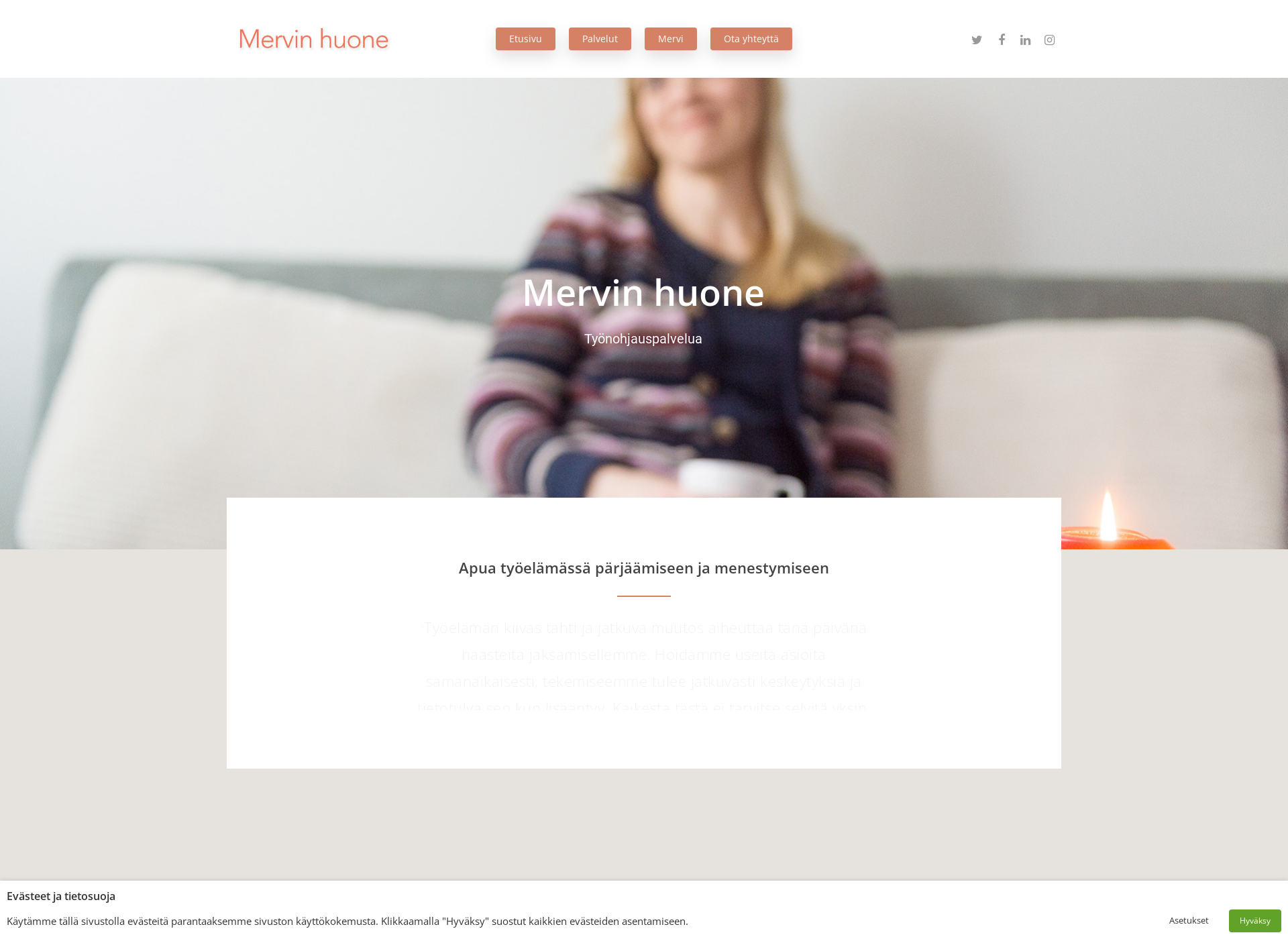 Screenshot for mervinhuone.fi