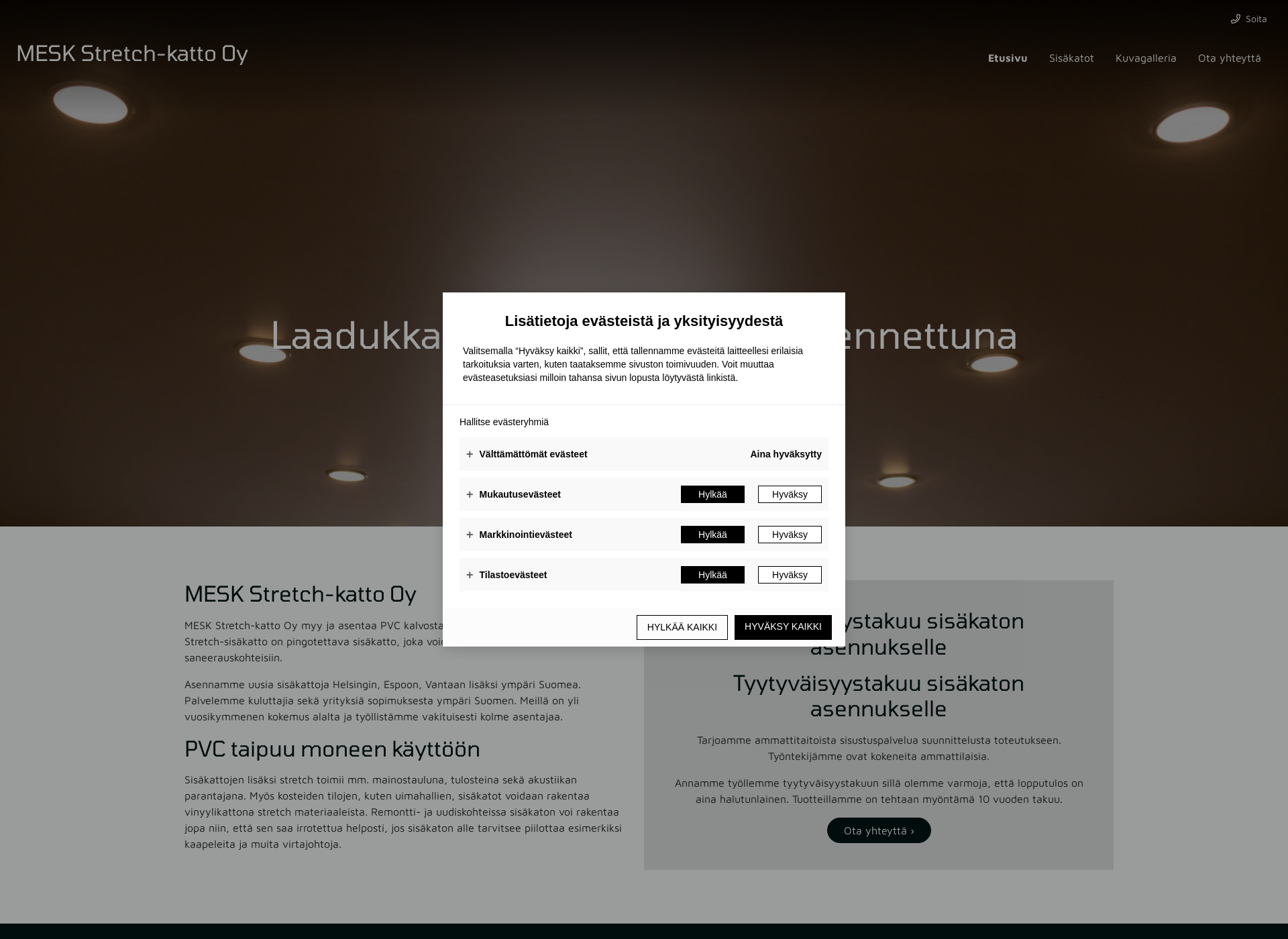 Screenshot for meskstretchkatto.fi