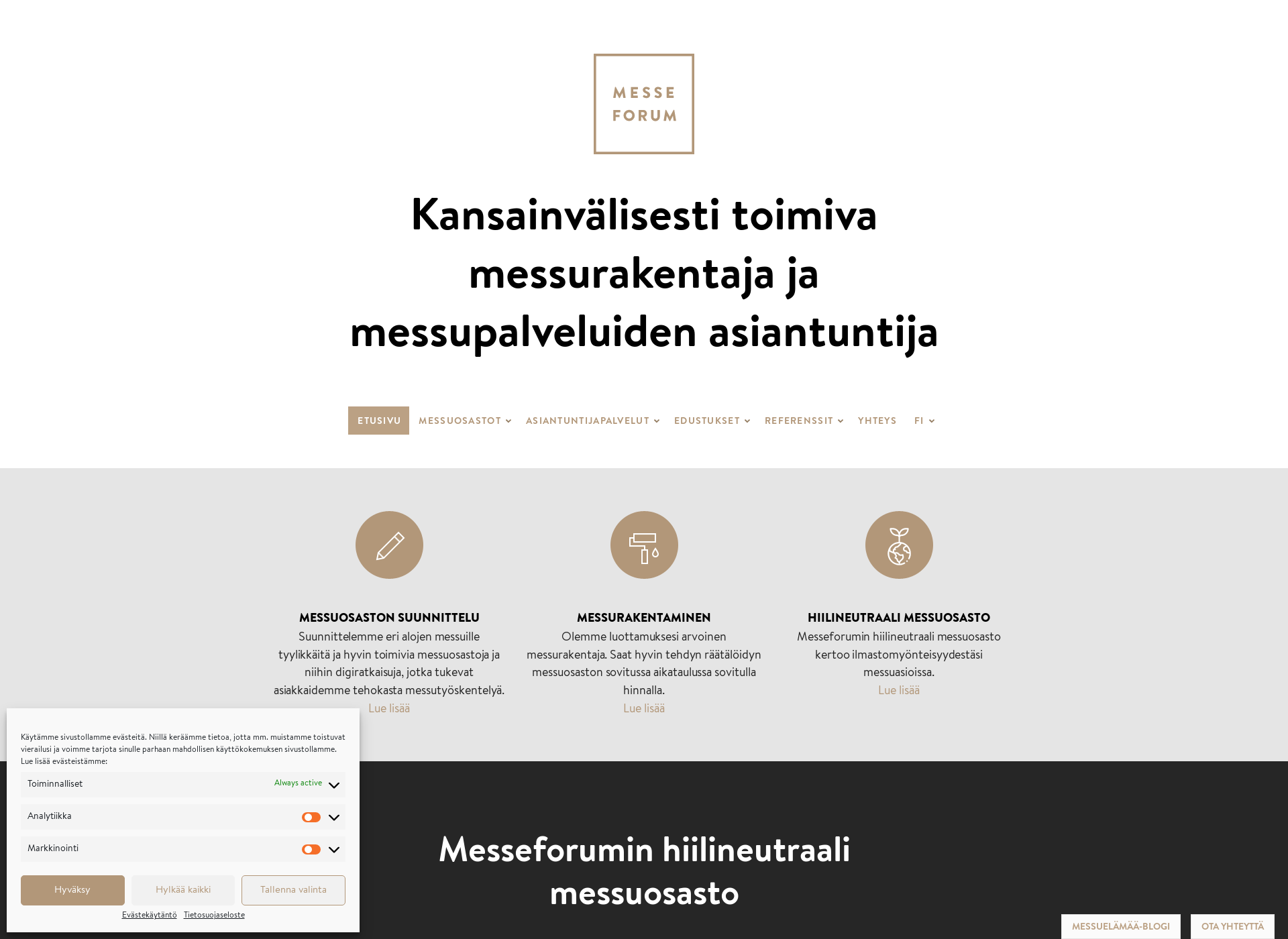 Screenshot for messeforum.fi