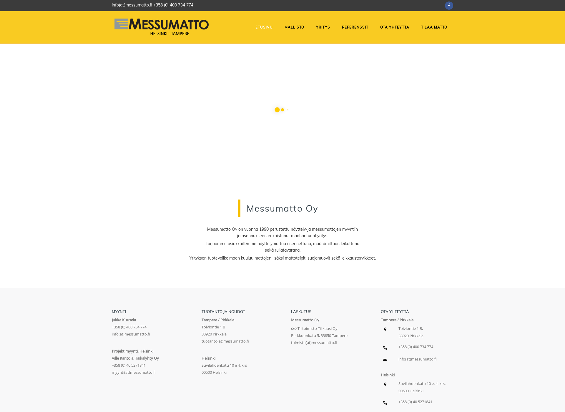 Screenshot for messumatto.fi