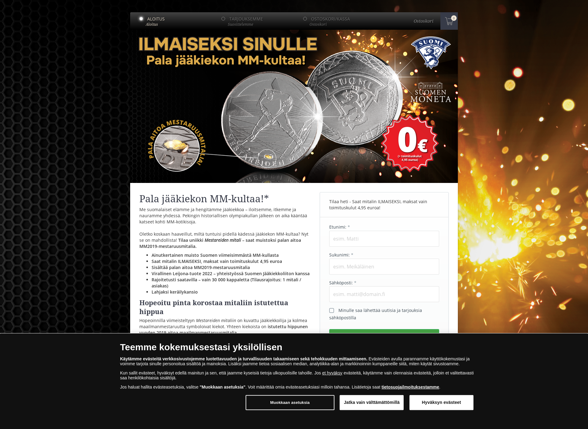 Screenshot for mestareidenmitali.fi