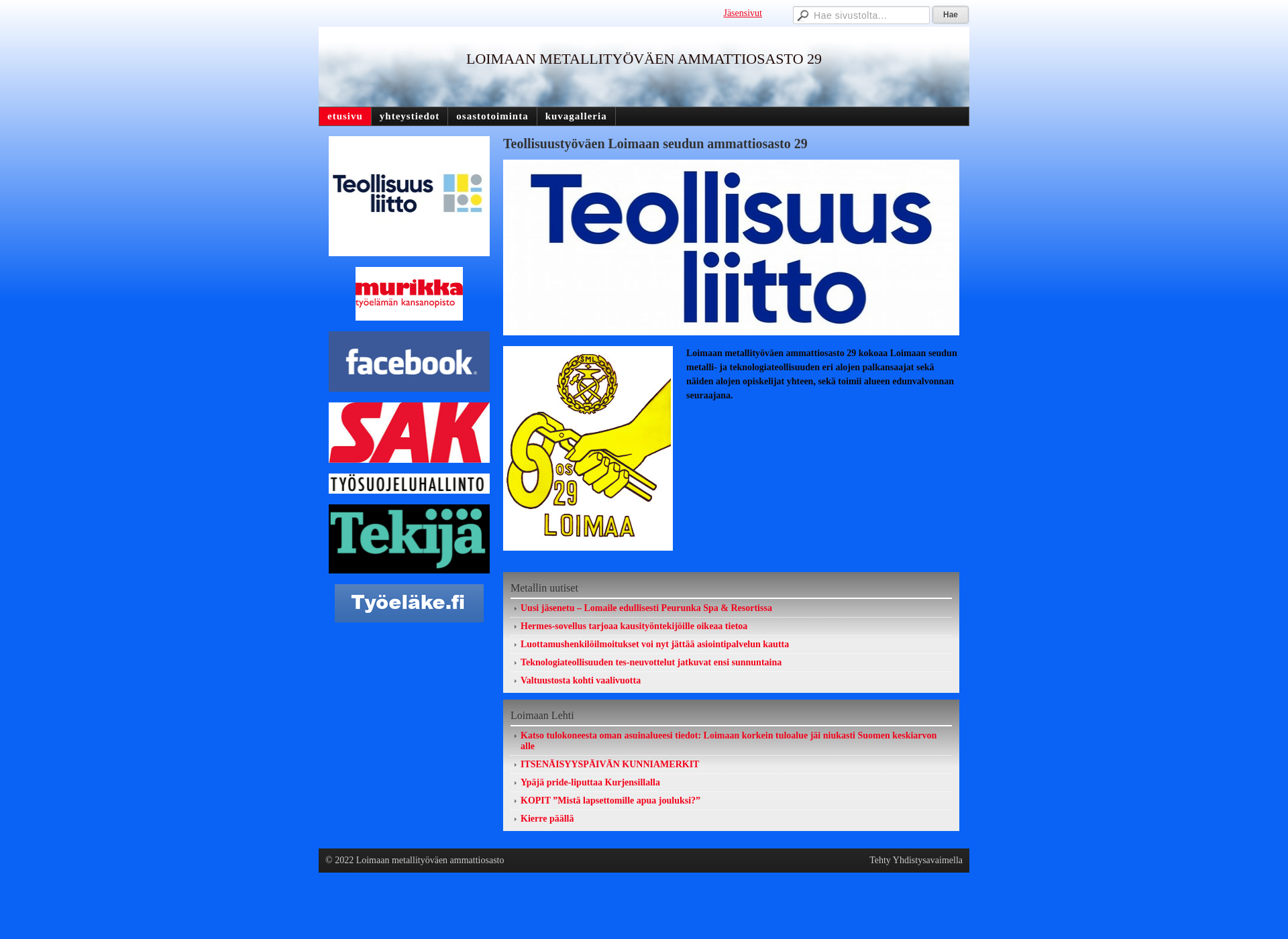 Screenshot for metalli29.fi