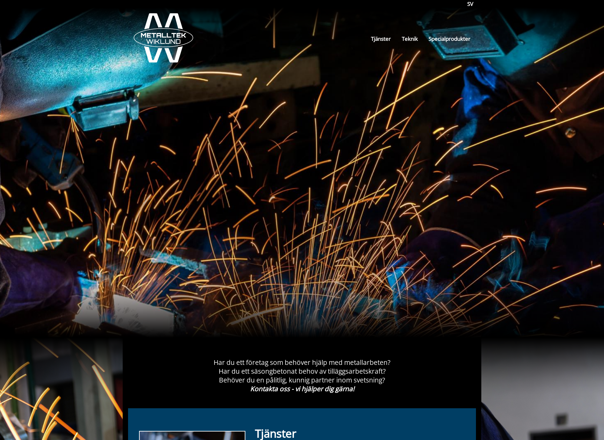 Screenshot for metalltek.fi