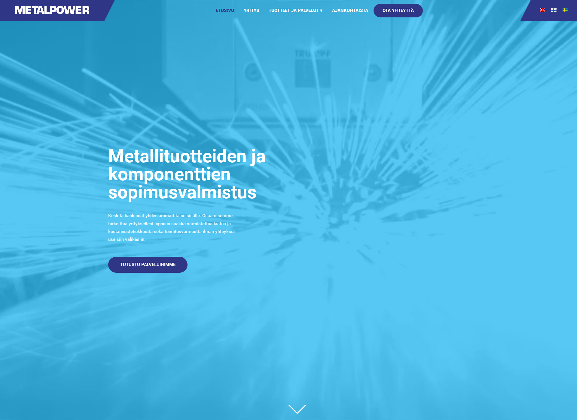 Screenshot for metalpower.fi