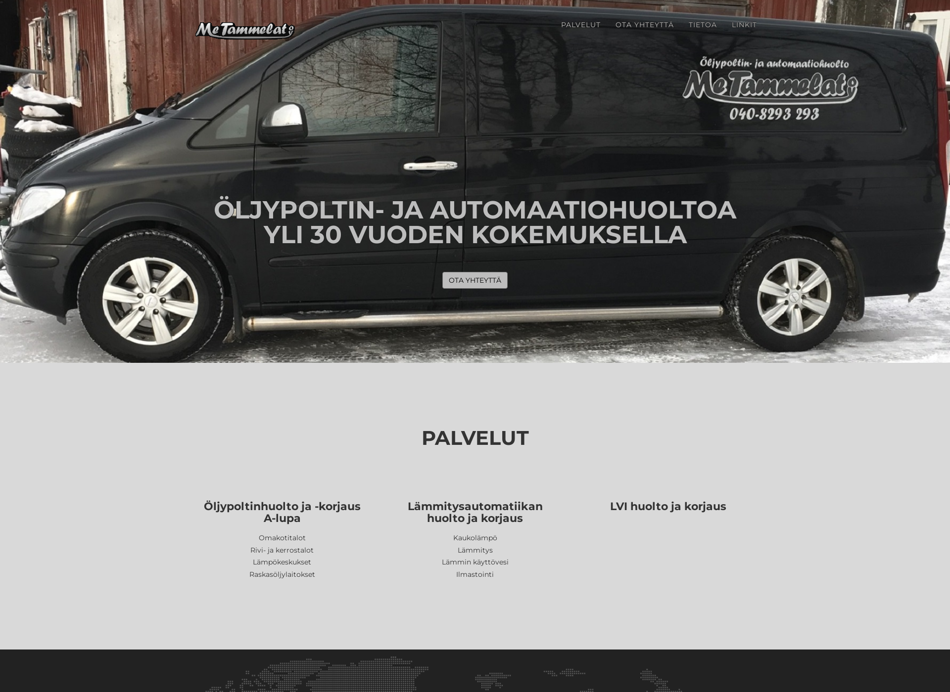 Screenshot for metammelat.fi