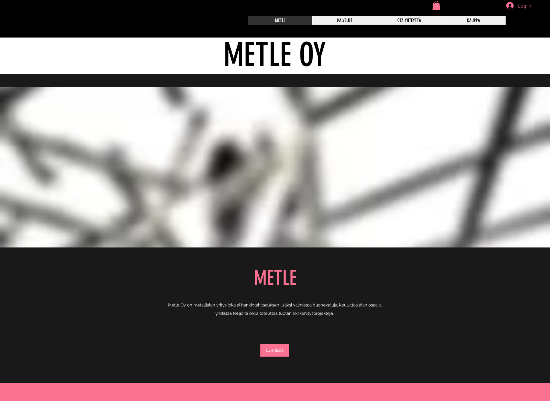 Skärmdump för metle.fi