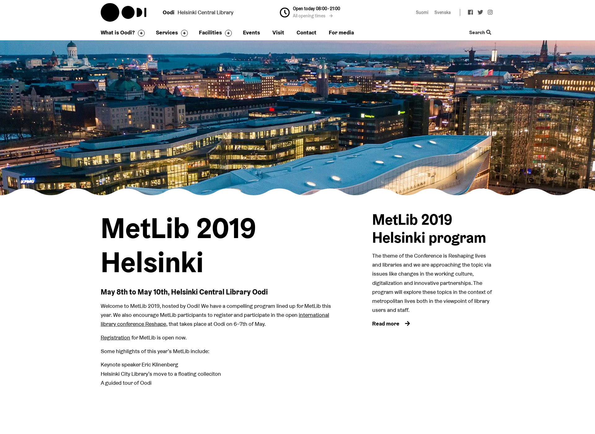 Screenshot for metlibhelsinki.fi