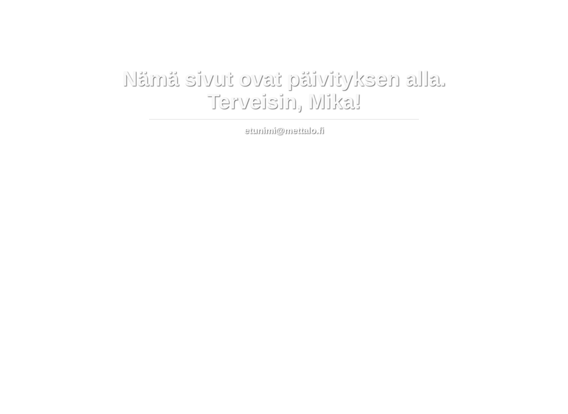 Screenshot for metlog.fi