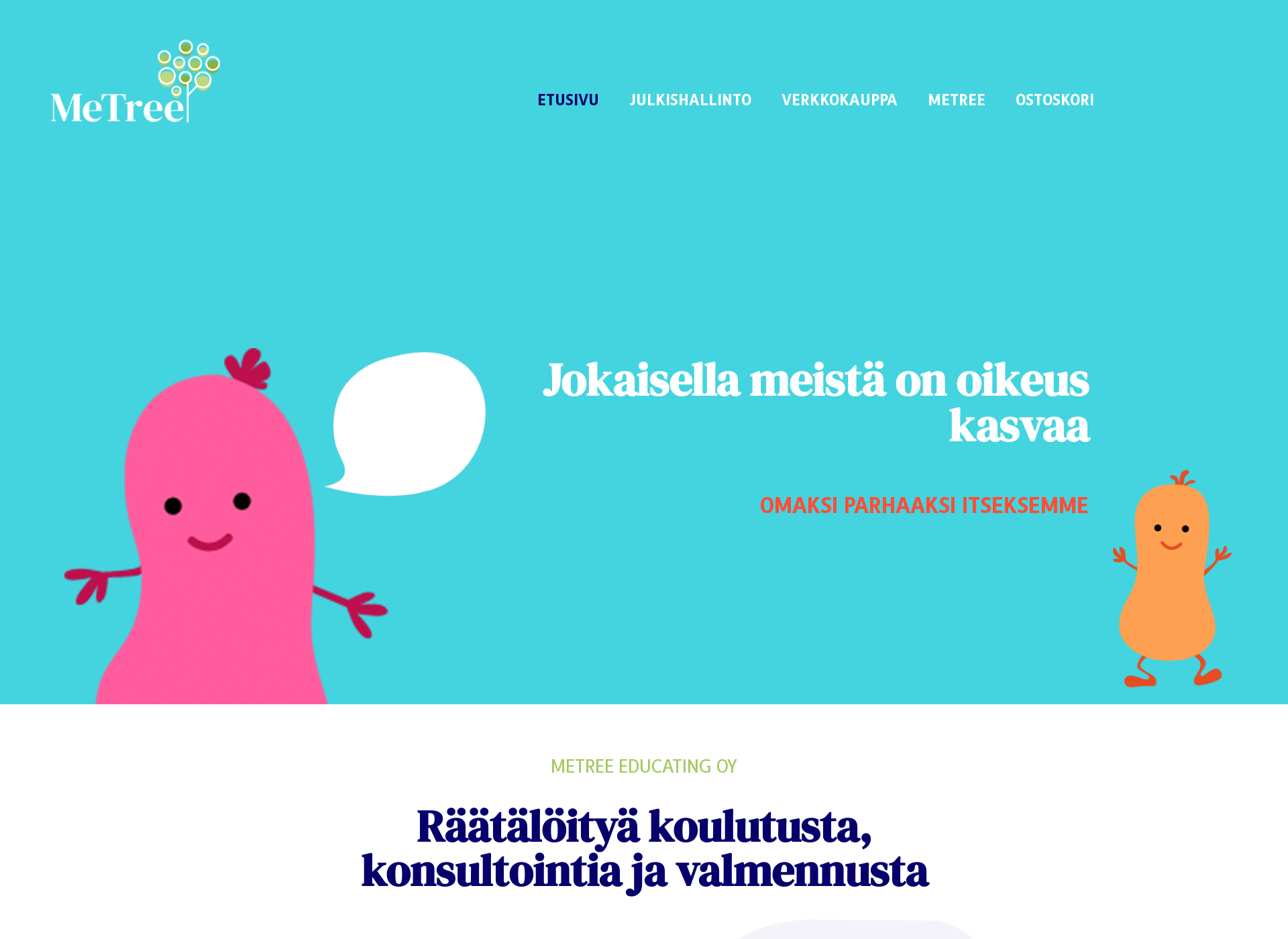 Skärmdump för metree.fi