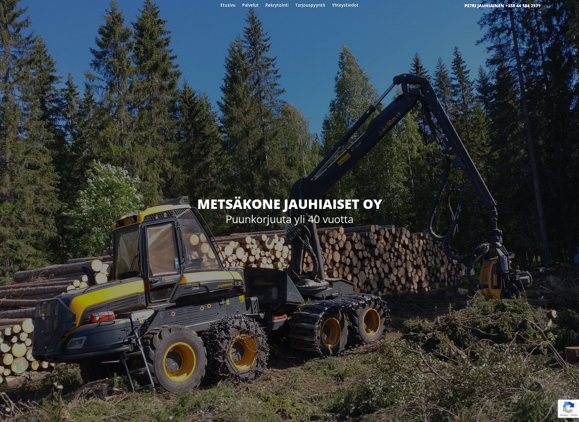 Screenshot for metsakonetyot.fi