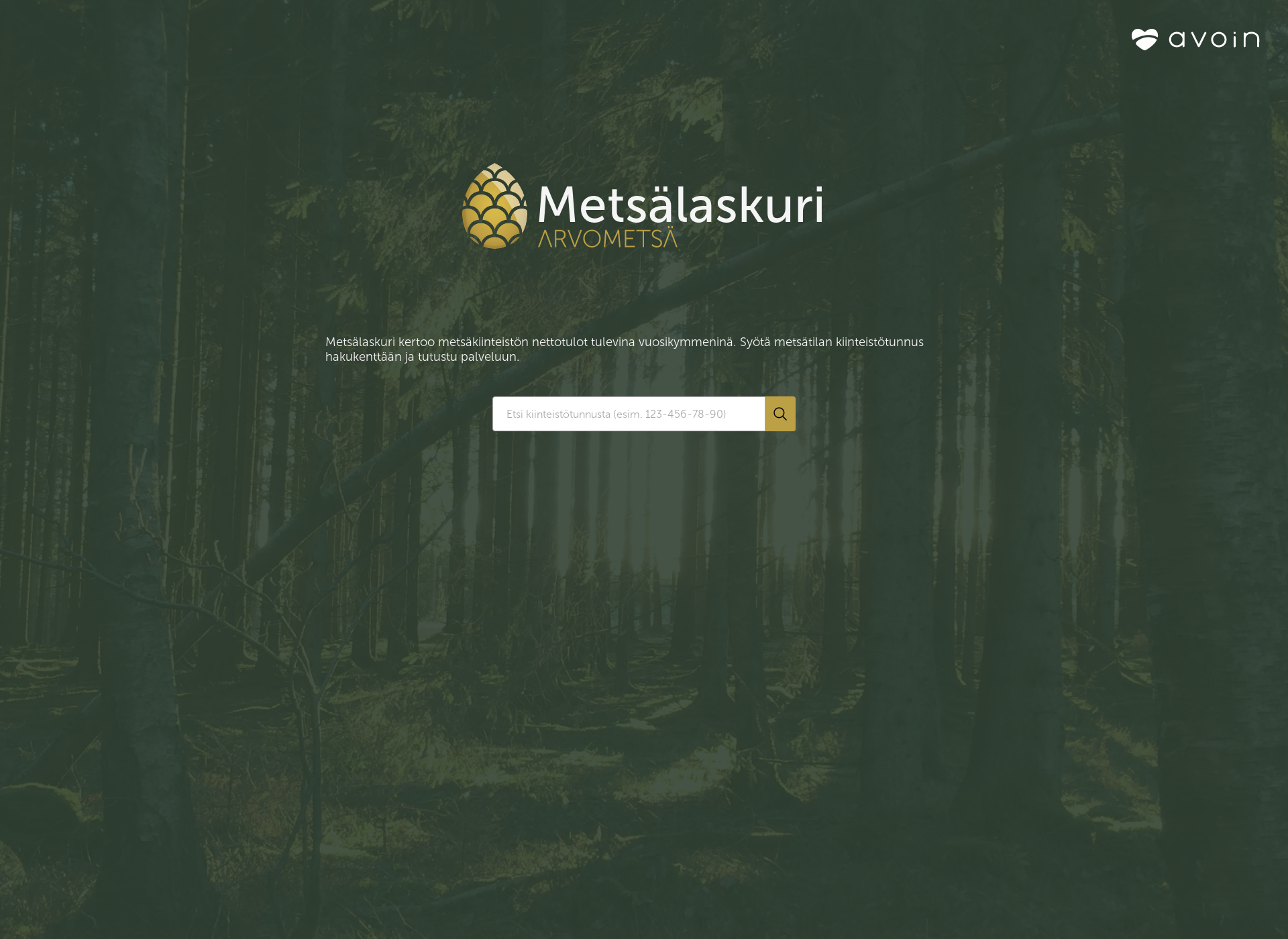 Screenshot for metsalaskuri.fi