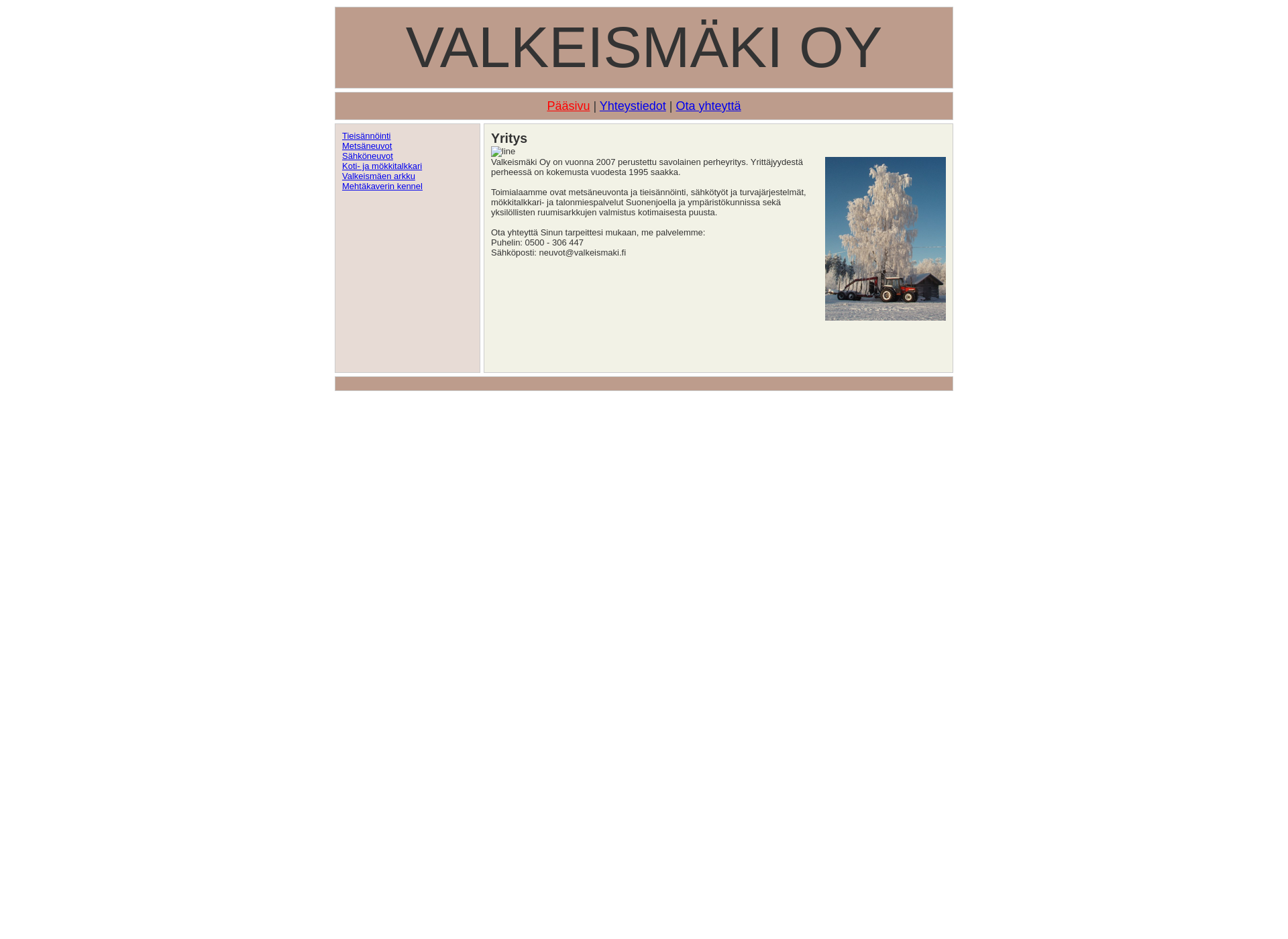 Screenshot for metsaneuvot.fi