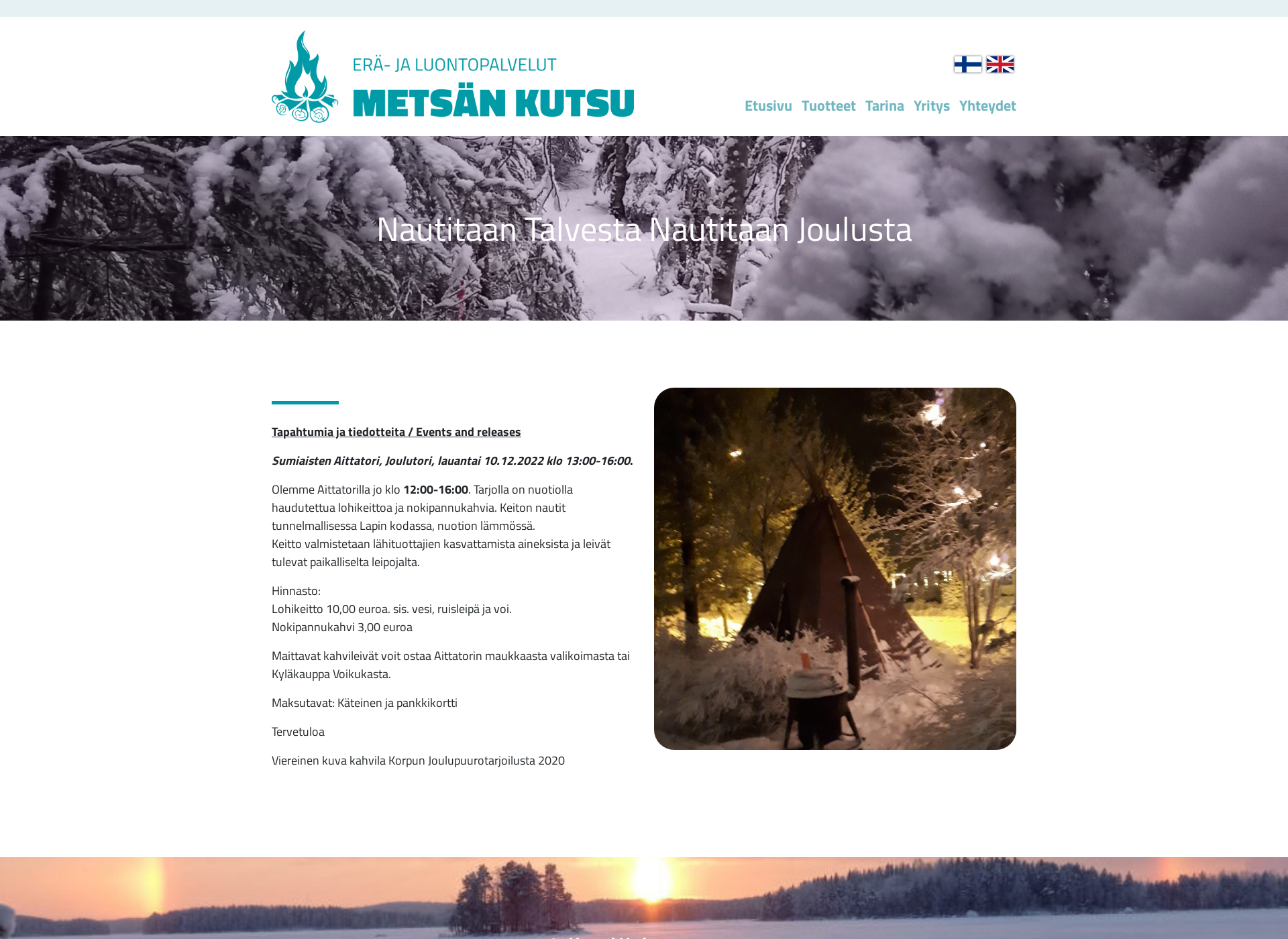 Screenshot for metsankutsu.fi