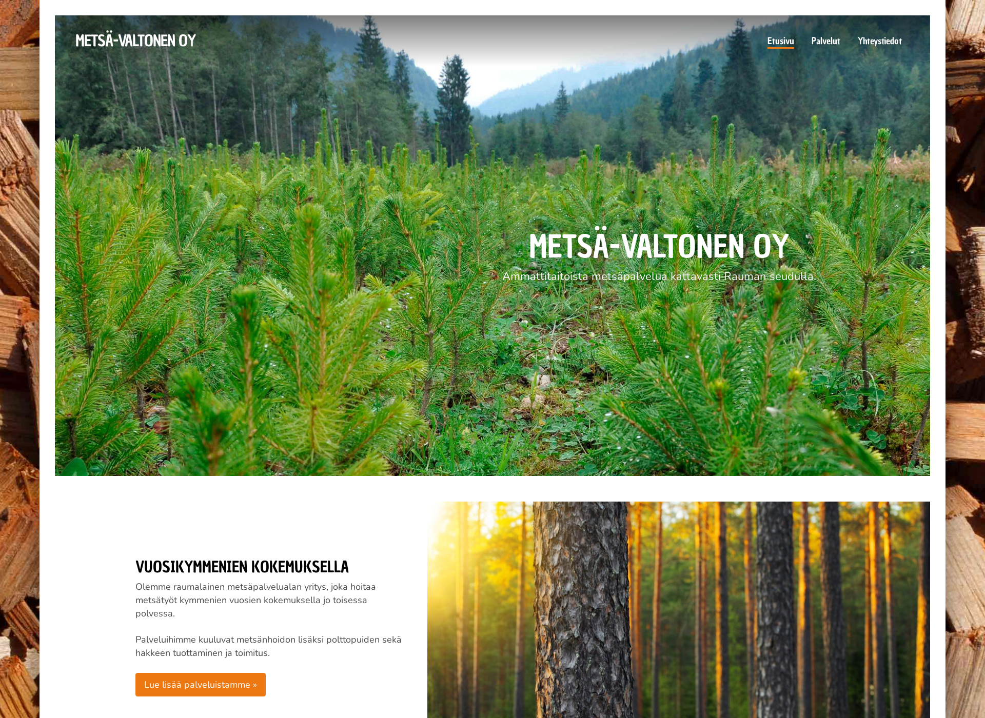 Screenshot for metsavaltonen.fi