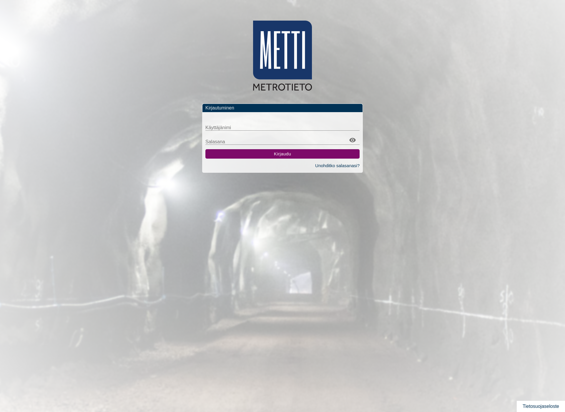 Screenshot for metti.fi