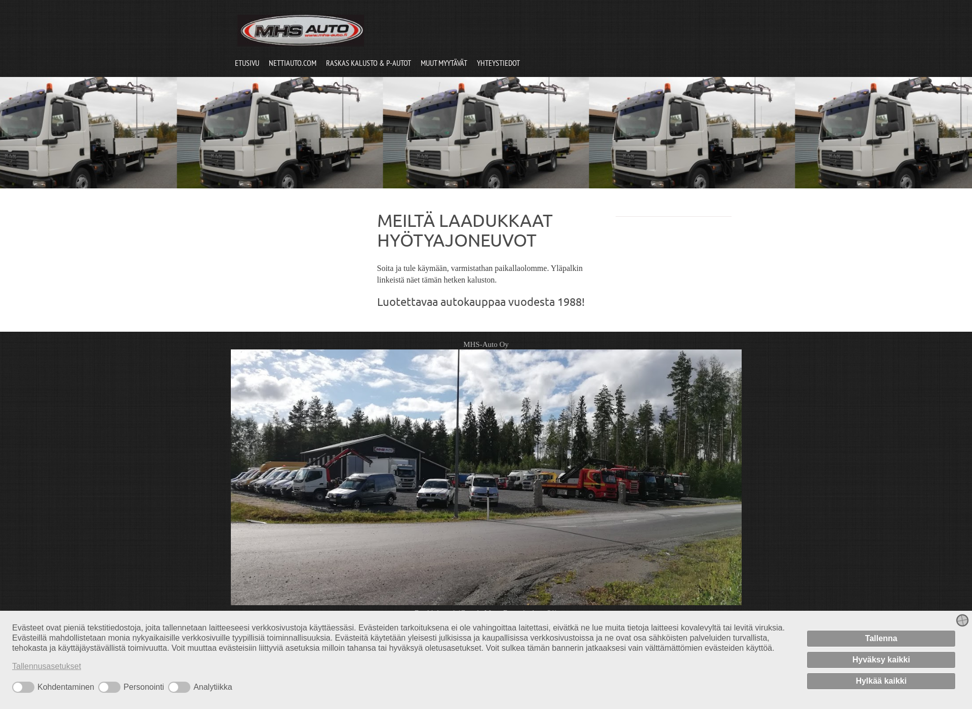 Screenshot for mhs-auto.fi