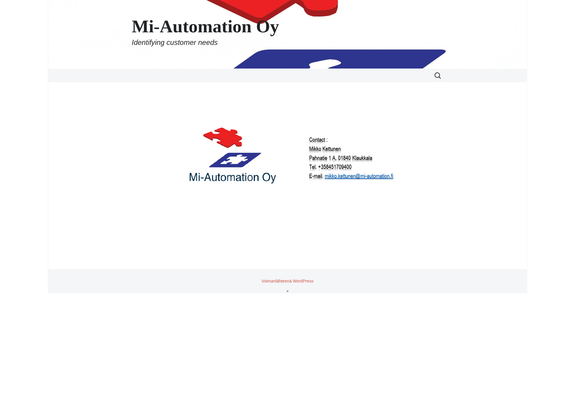 Skärmdump för mi-automation.fi