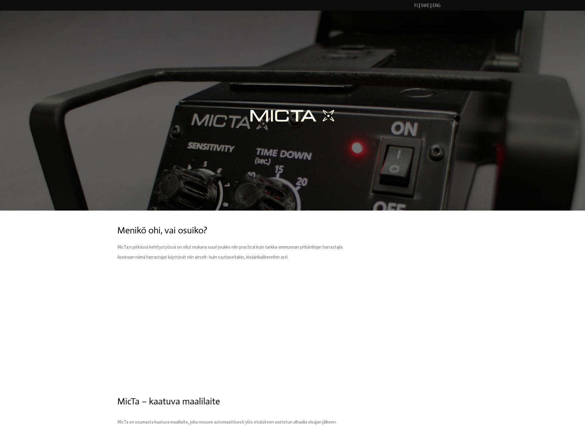 Screenshot for micta.fi