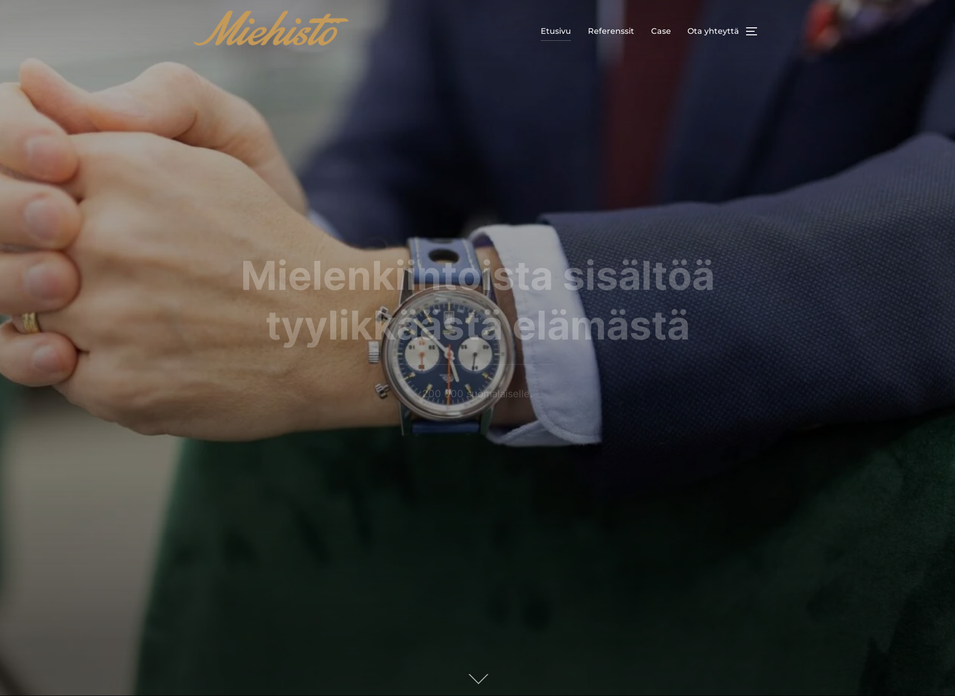 Screenshot for miehisto.fi