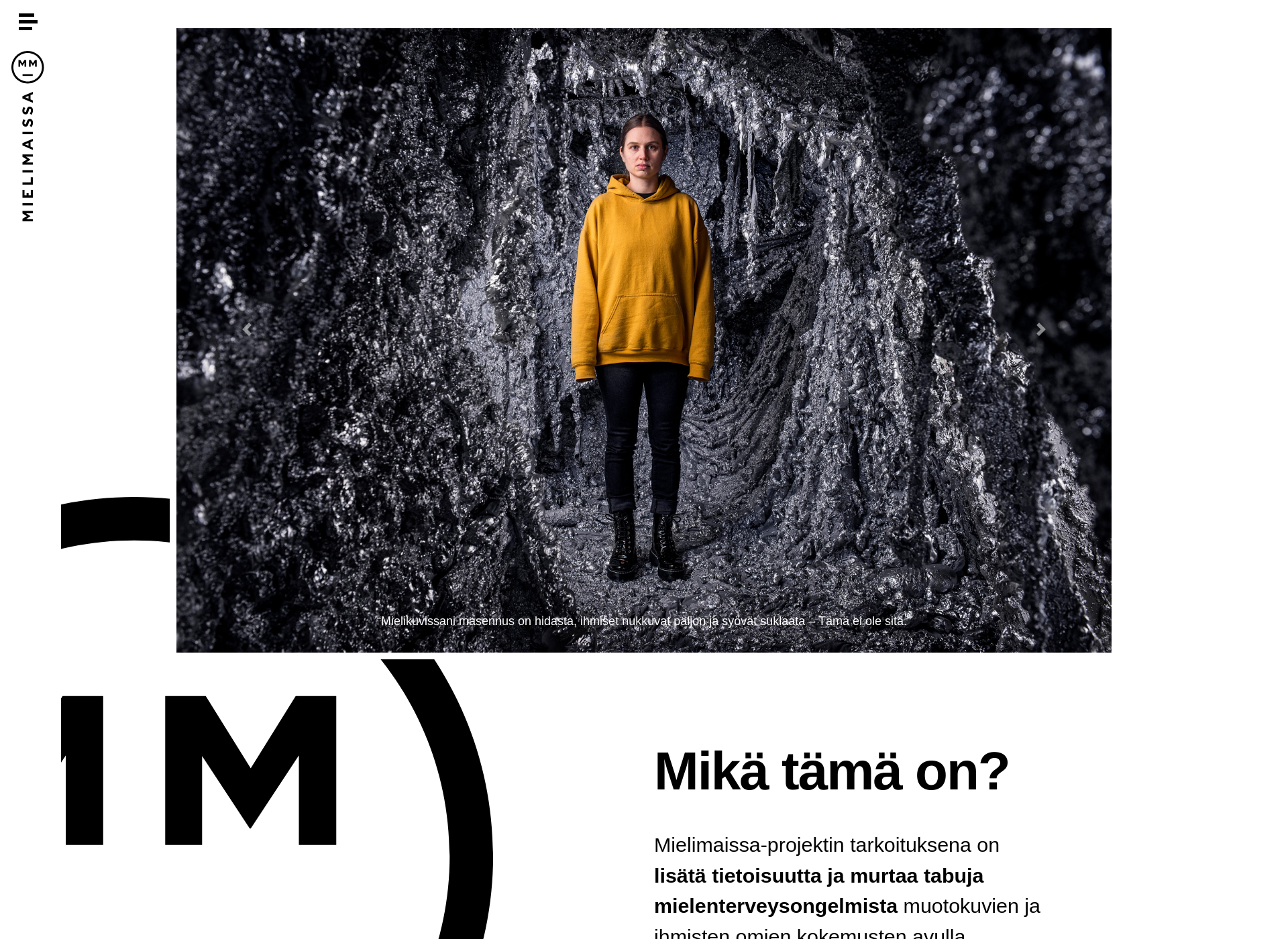 Screenshot for mielimaissa.fi