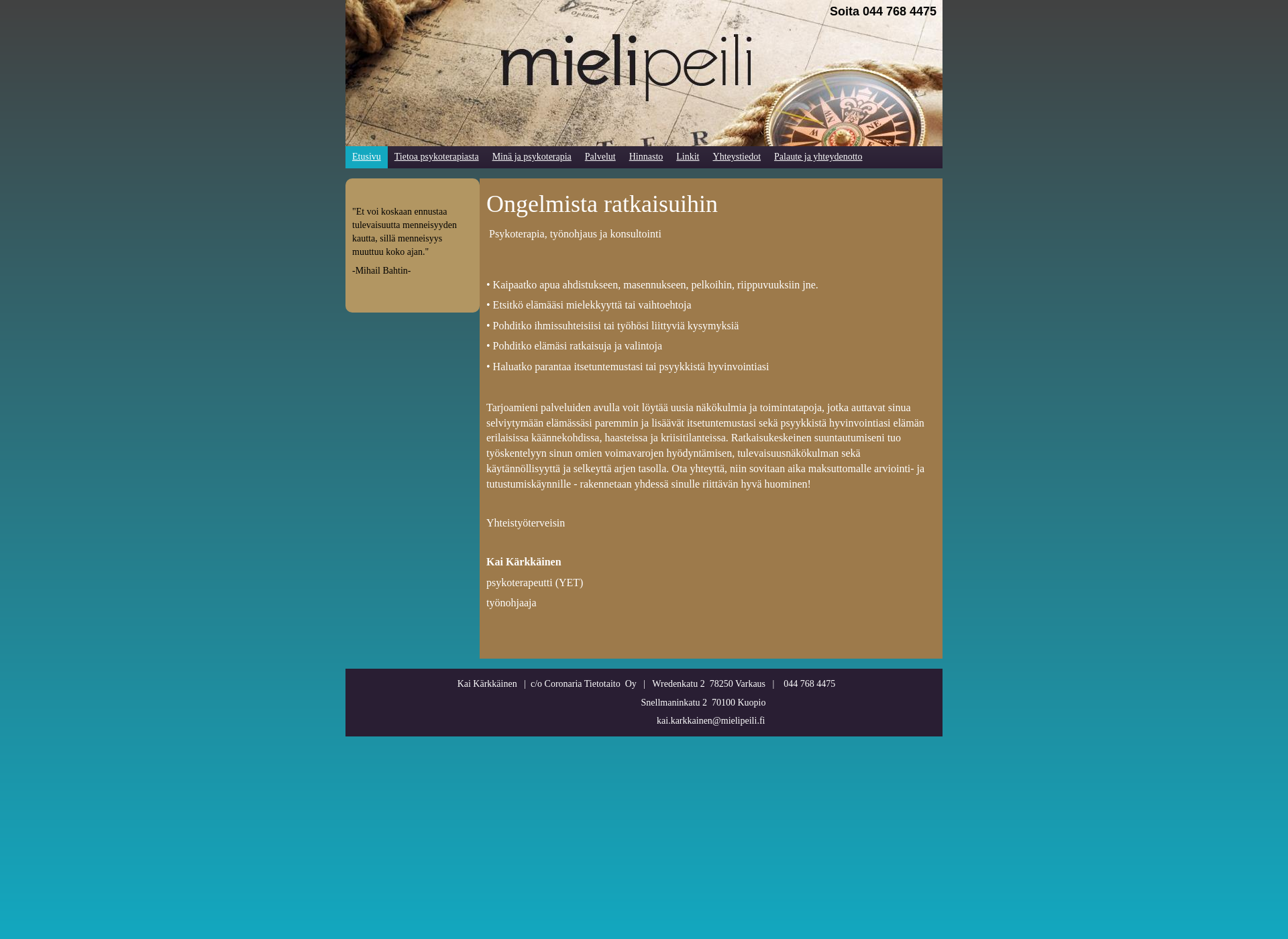 Screenshot for mielipeili.fi