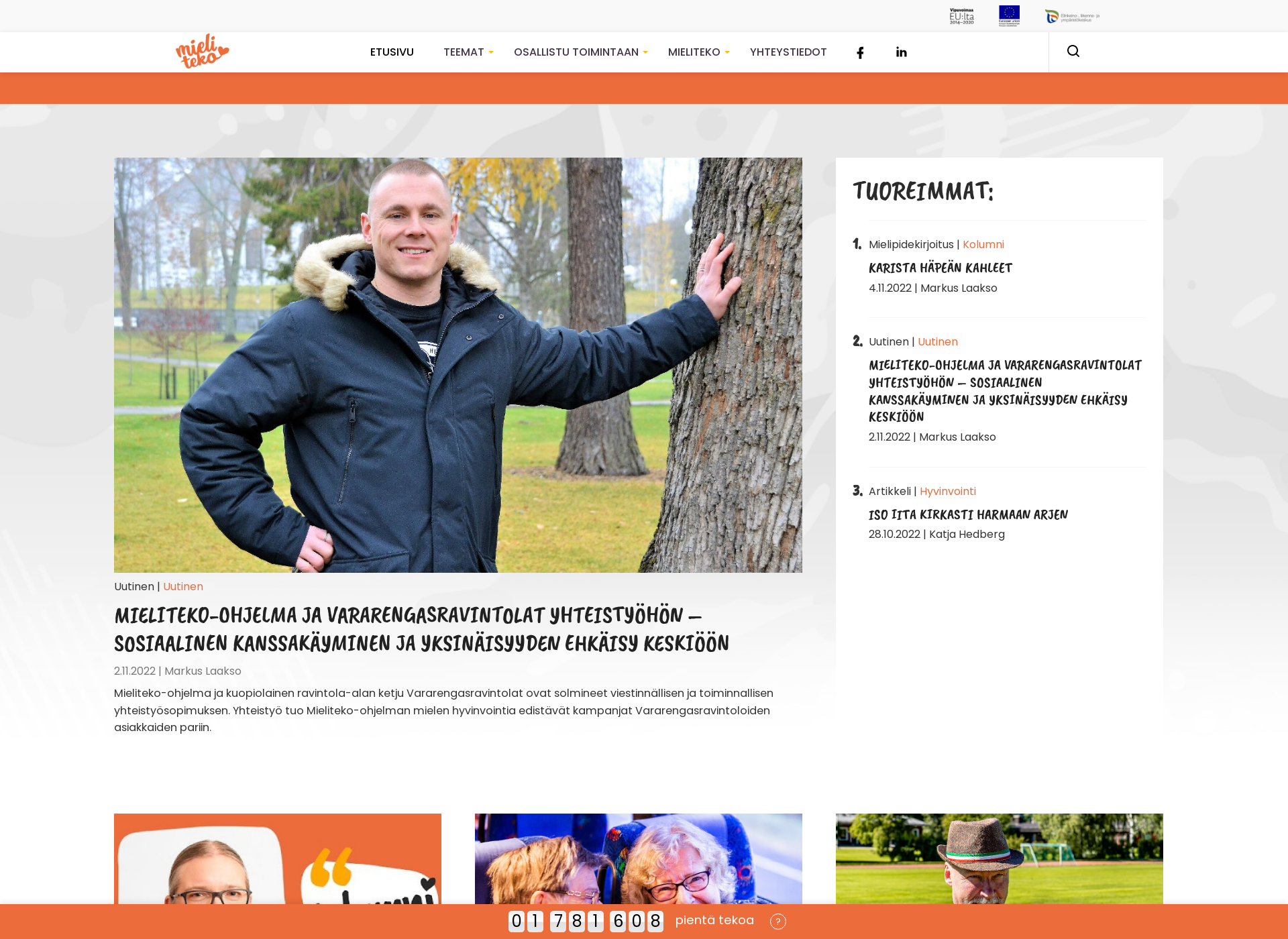 Screenshot for mielitekomedia.fi